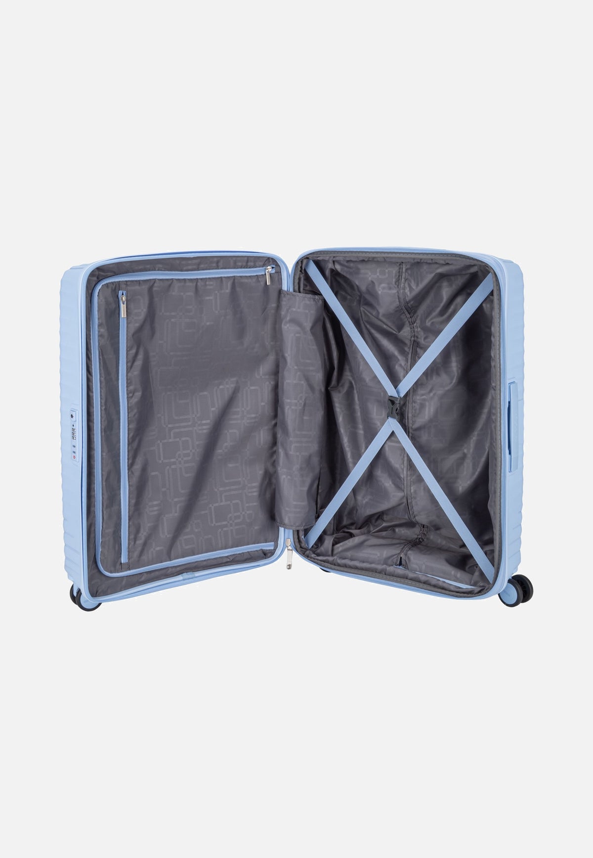 American Tourister Diablast Spinner 68/25 Exp TSA Glacier Blue Koffer