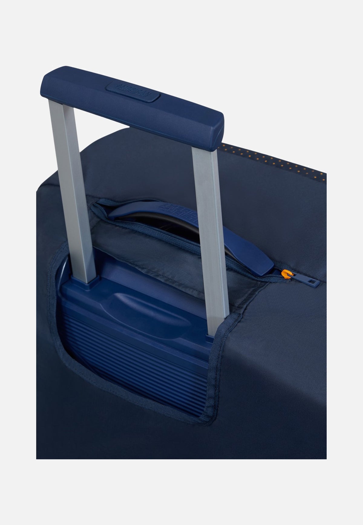 American Tourister Foldable M Navy/Orange Luggage Cover