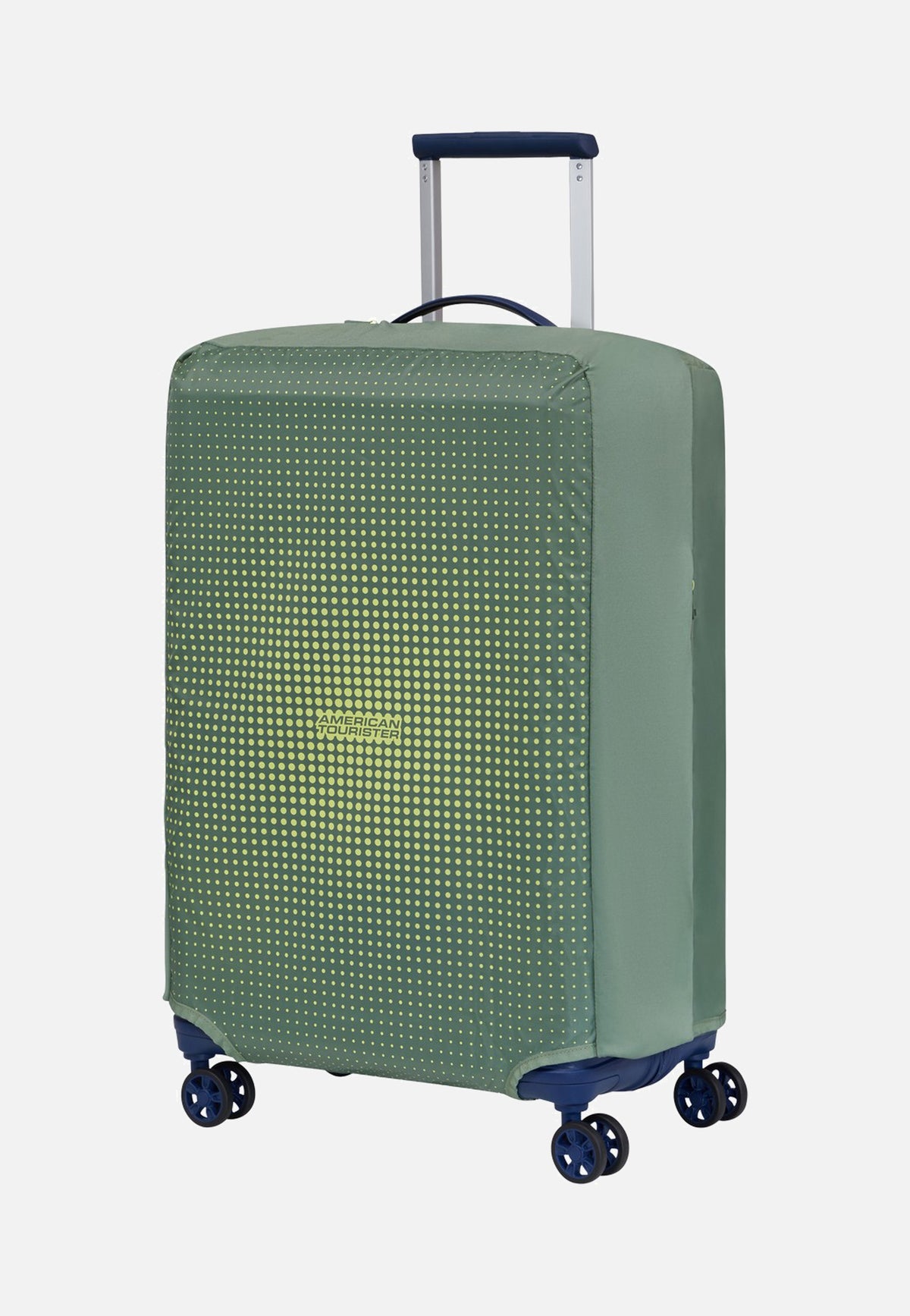 American Tourister Foldable M Olive/Lime Luggage Cover