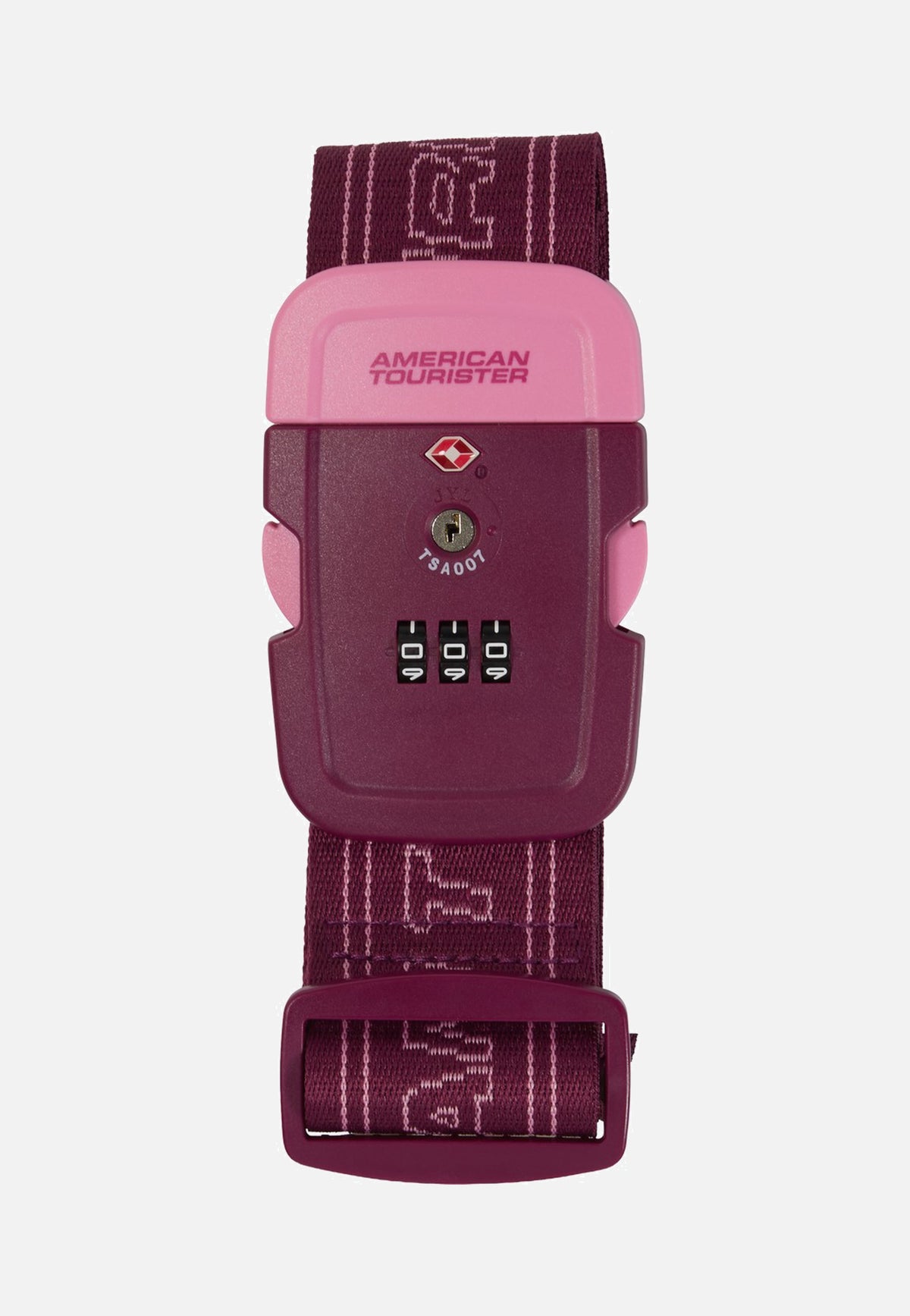 American Tourister Luggage Belt TSA Iced Berry Accessories