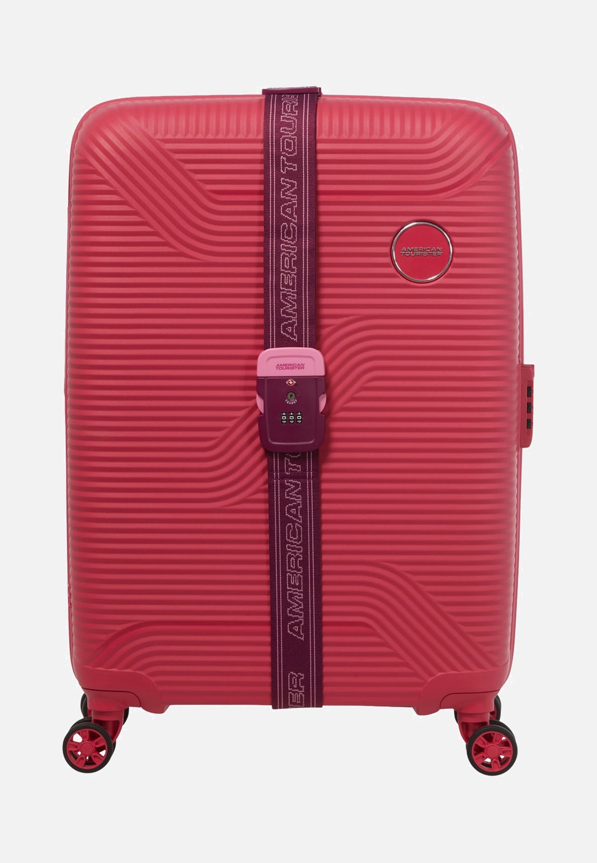American Tourister Luggage Belt TSA Iced Berry Accessories