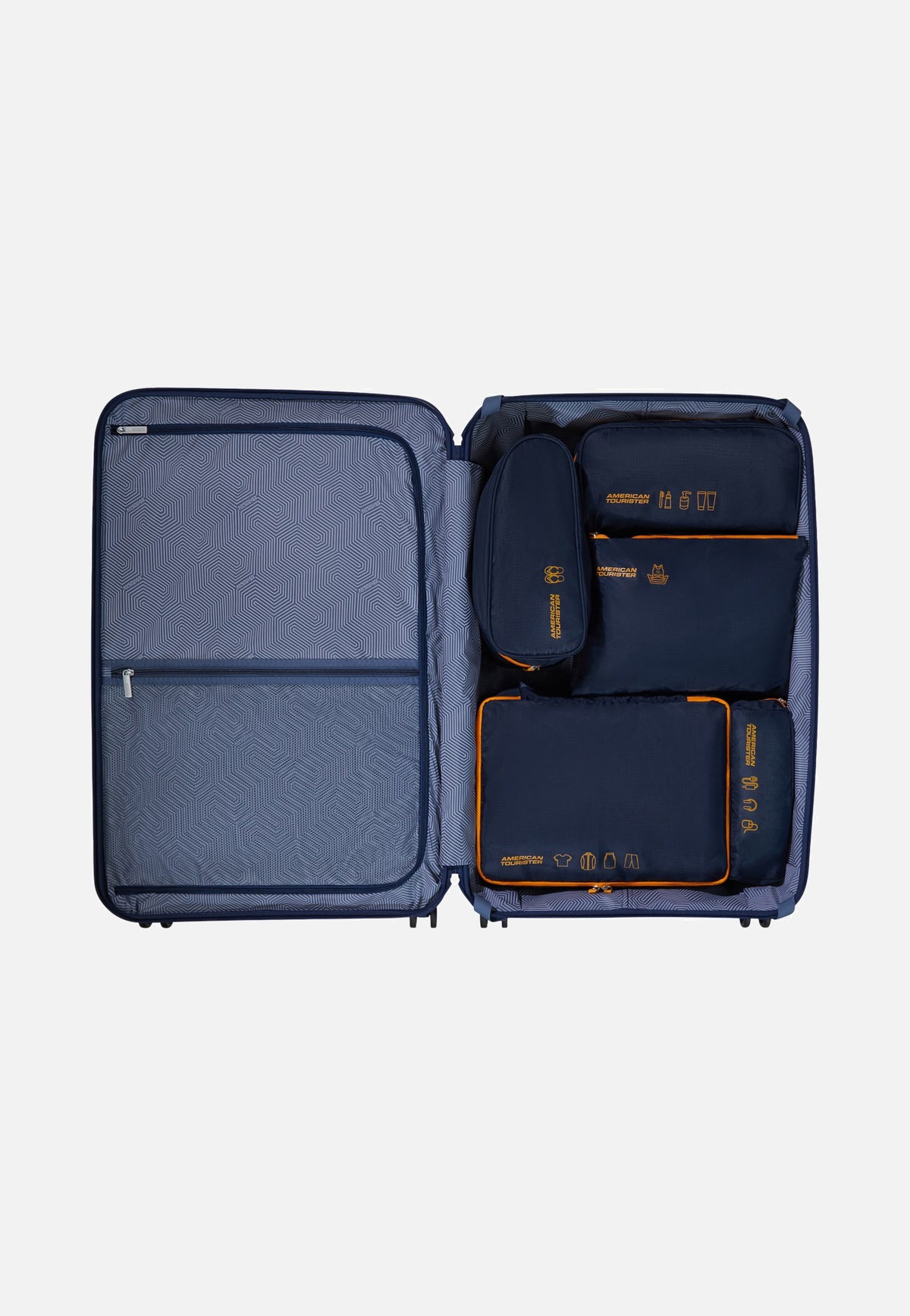 American Tourister Packing Organizers 5Pcs Navy/Orange Packing Organizers
