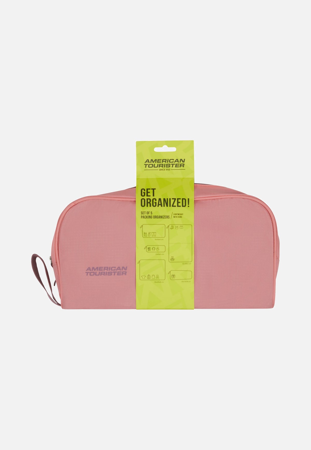 American Tourister Packing Organizers 5Pcs Pink/Mauve Packing Organizers