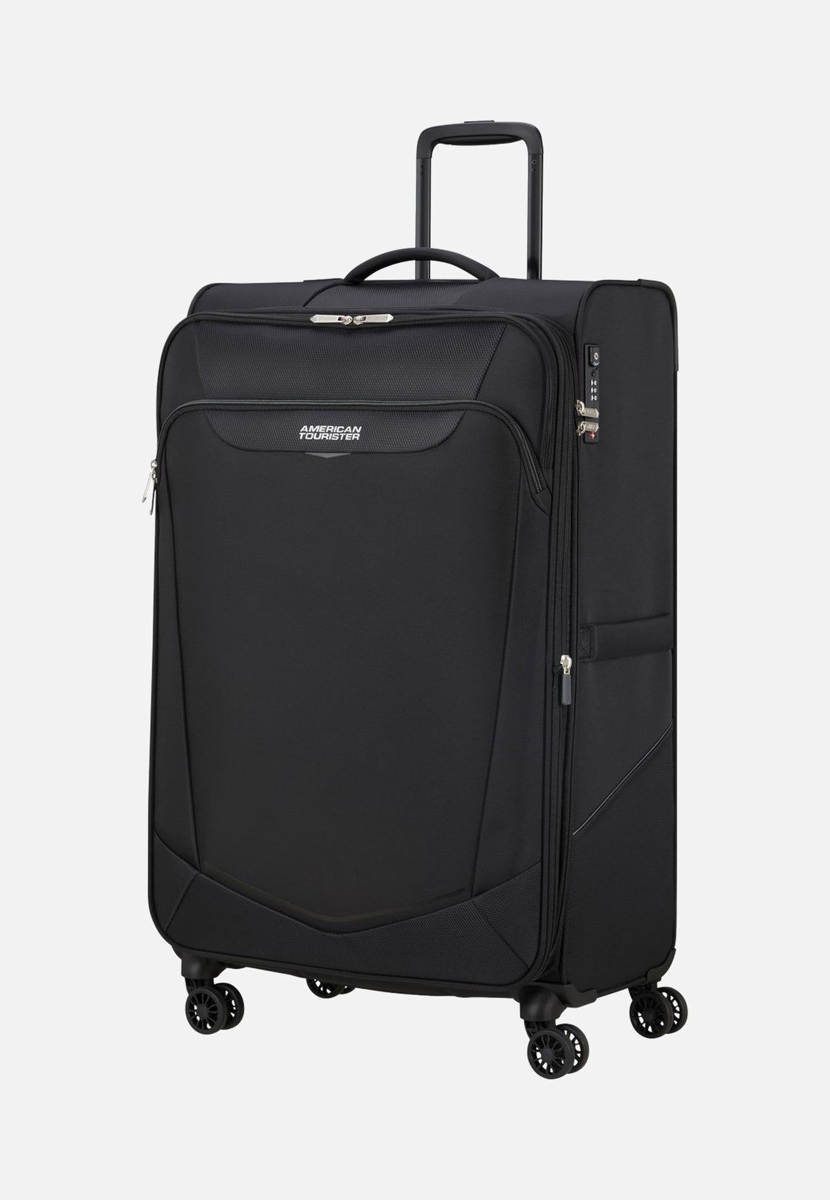 American Tourister Summerride Spinner L Exp TSA Black Koffer