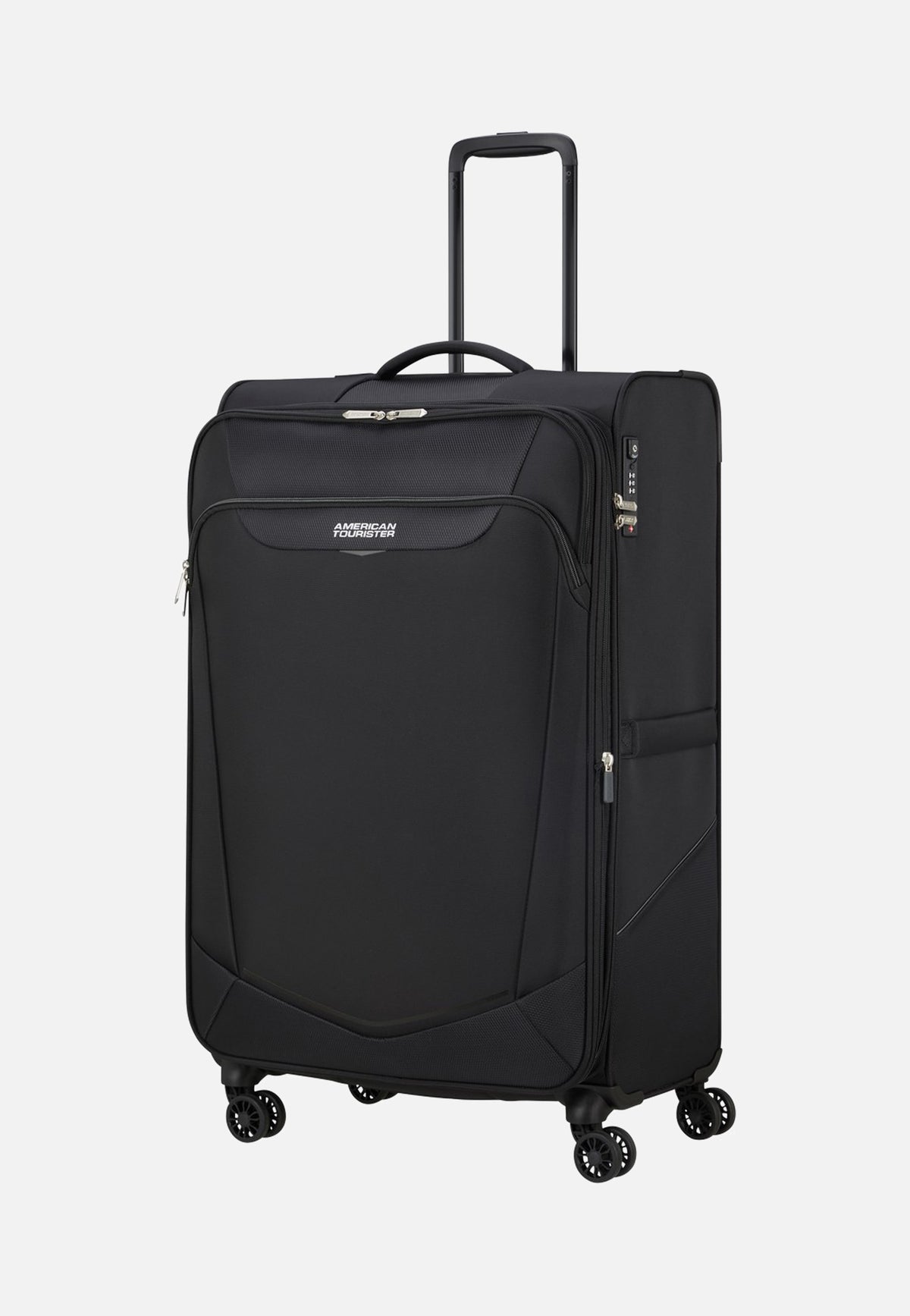 American Tourister Summerride Spinner L Exp TSA Black Koffer
