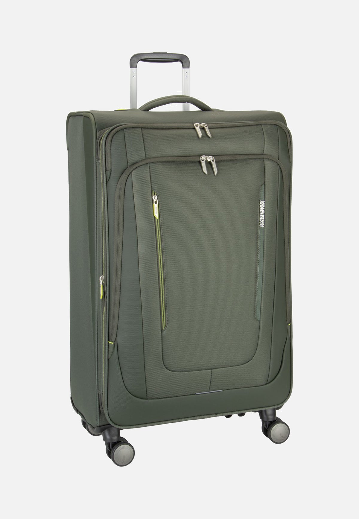 American Tourister Wanderlite Spinner L Exp Dark Khaki Koffer