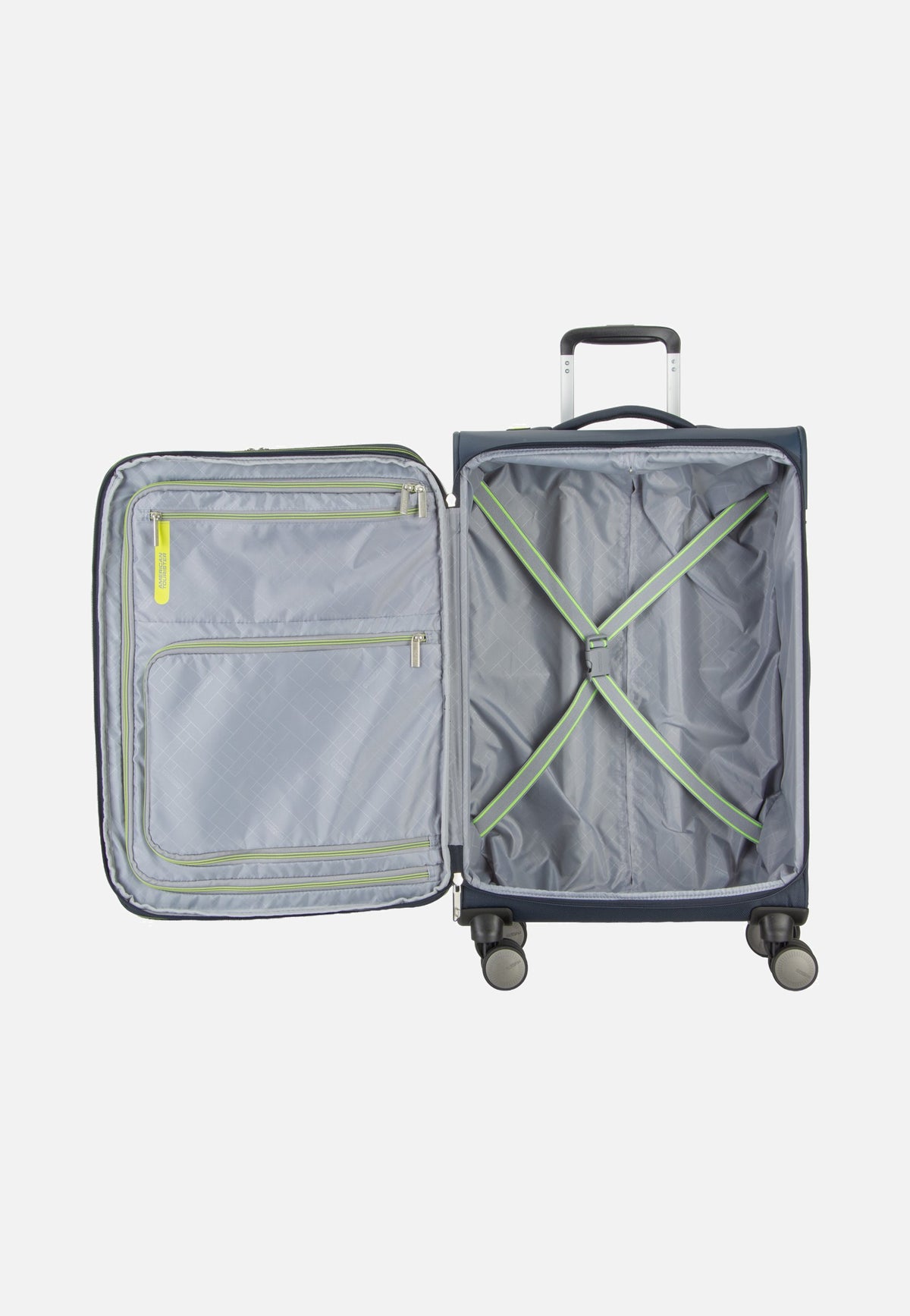 American Tourister Wanderlite Spinner M Exp Dark Navy Koffer