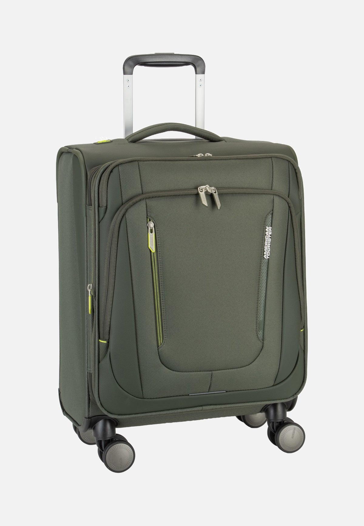 American Tourister Wanderlite Spinner S Exp Dark Khaki Koffer