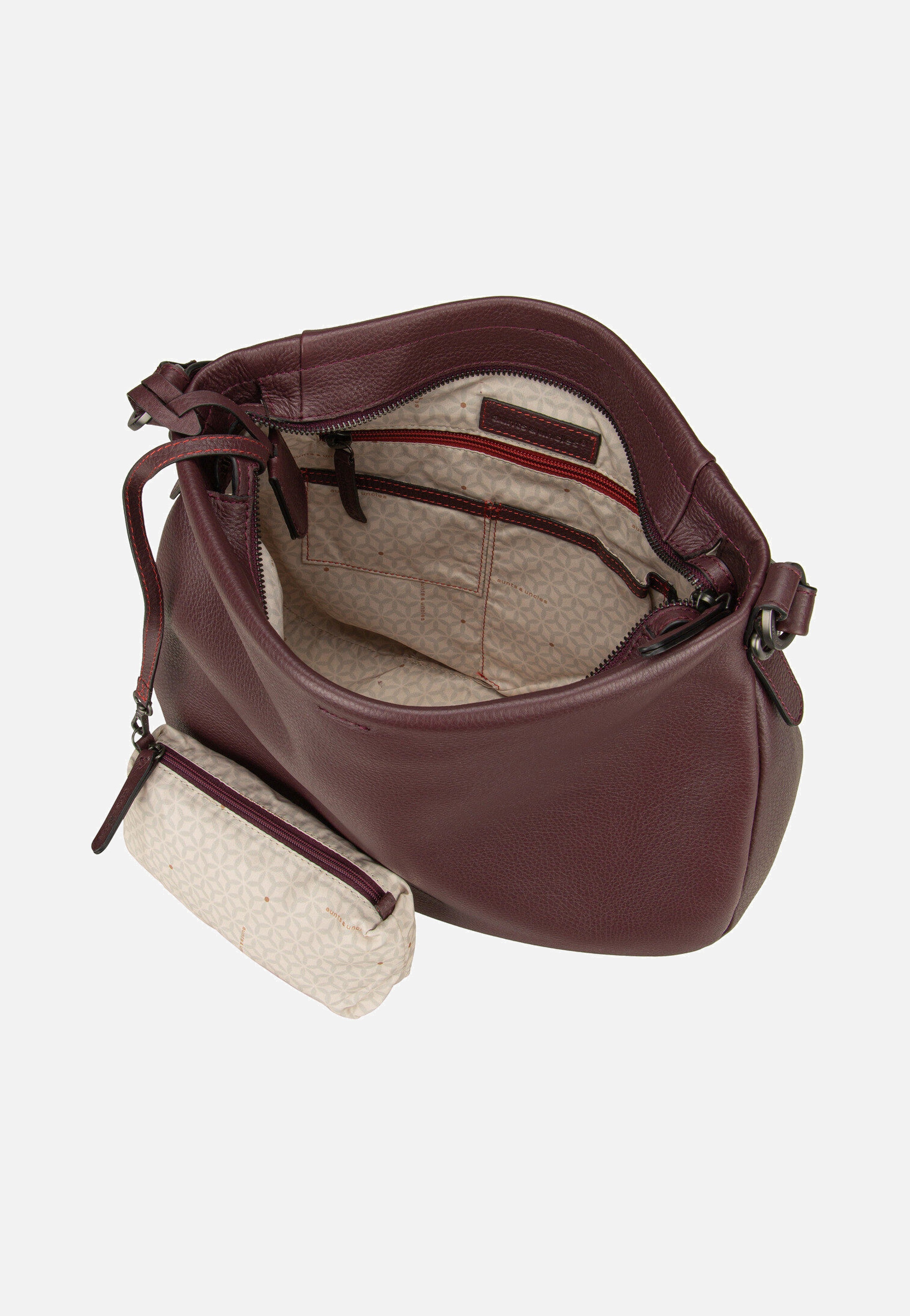 aunts & uncles Darling Merlot Hobo Bag