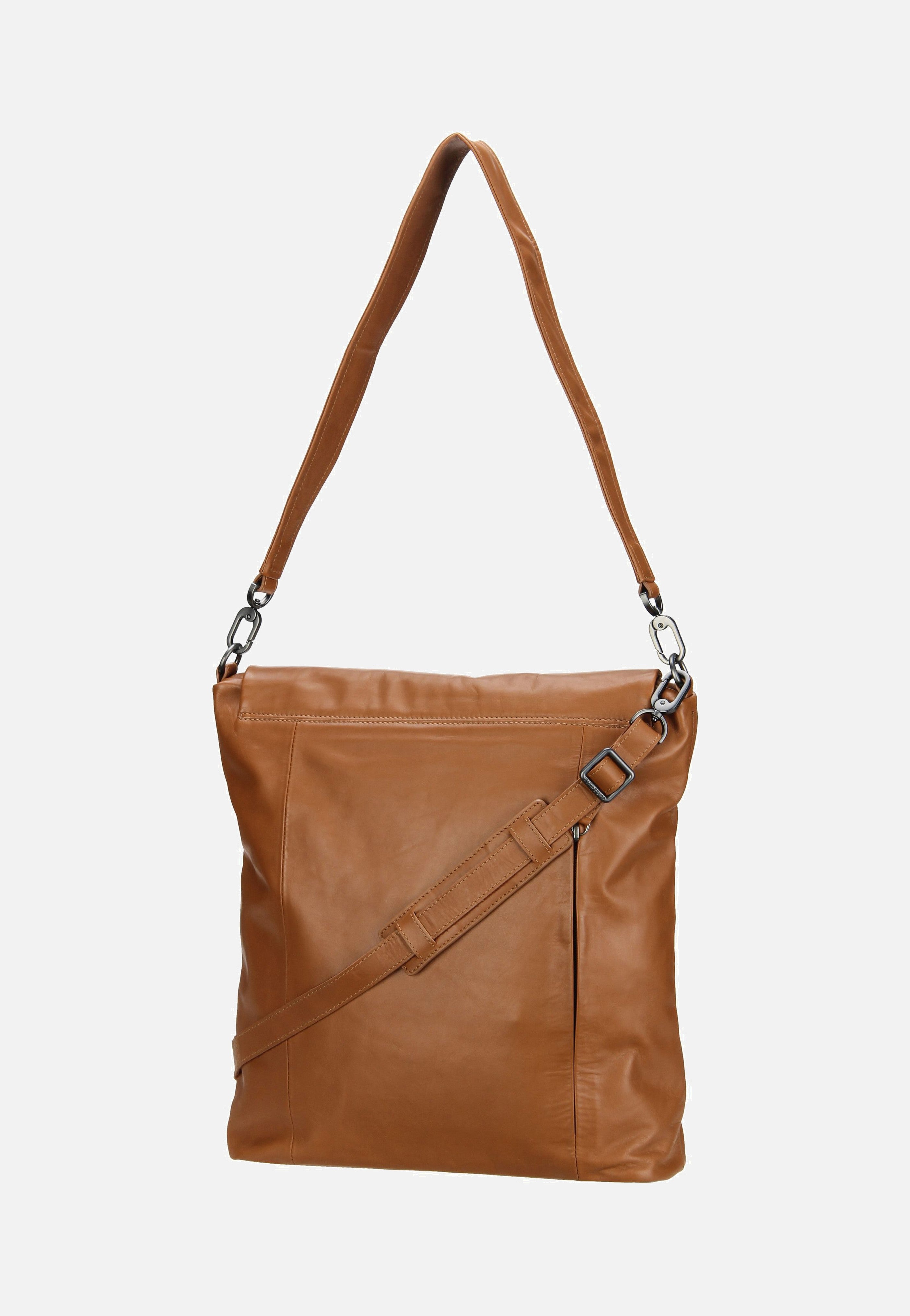 aunts & uncles Lotus Cognac Hobo Bag