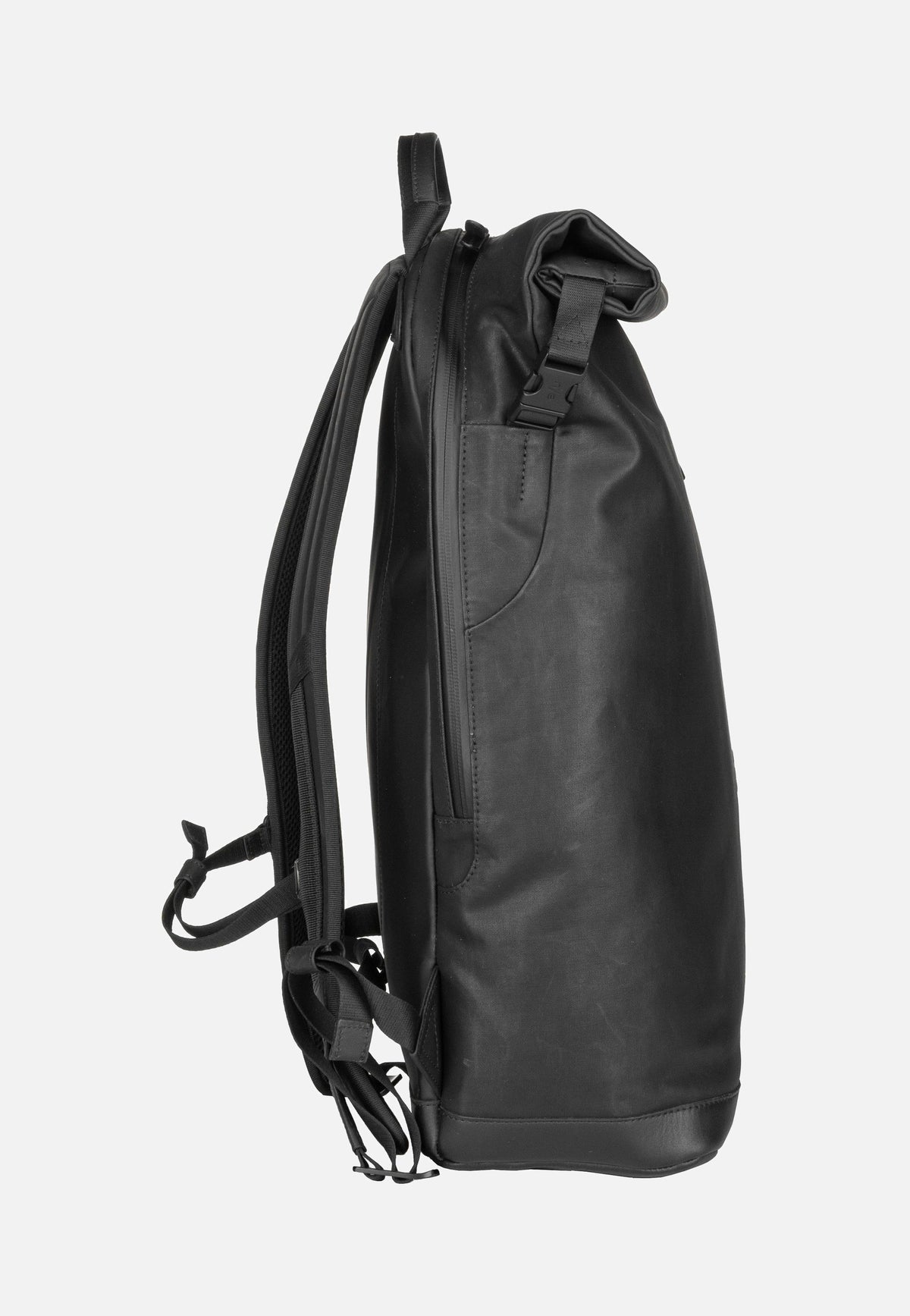 aunts & uncles Matsuyama Black Rolltop Rucksack