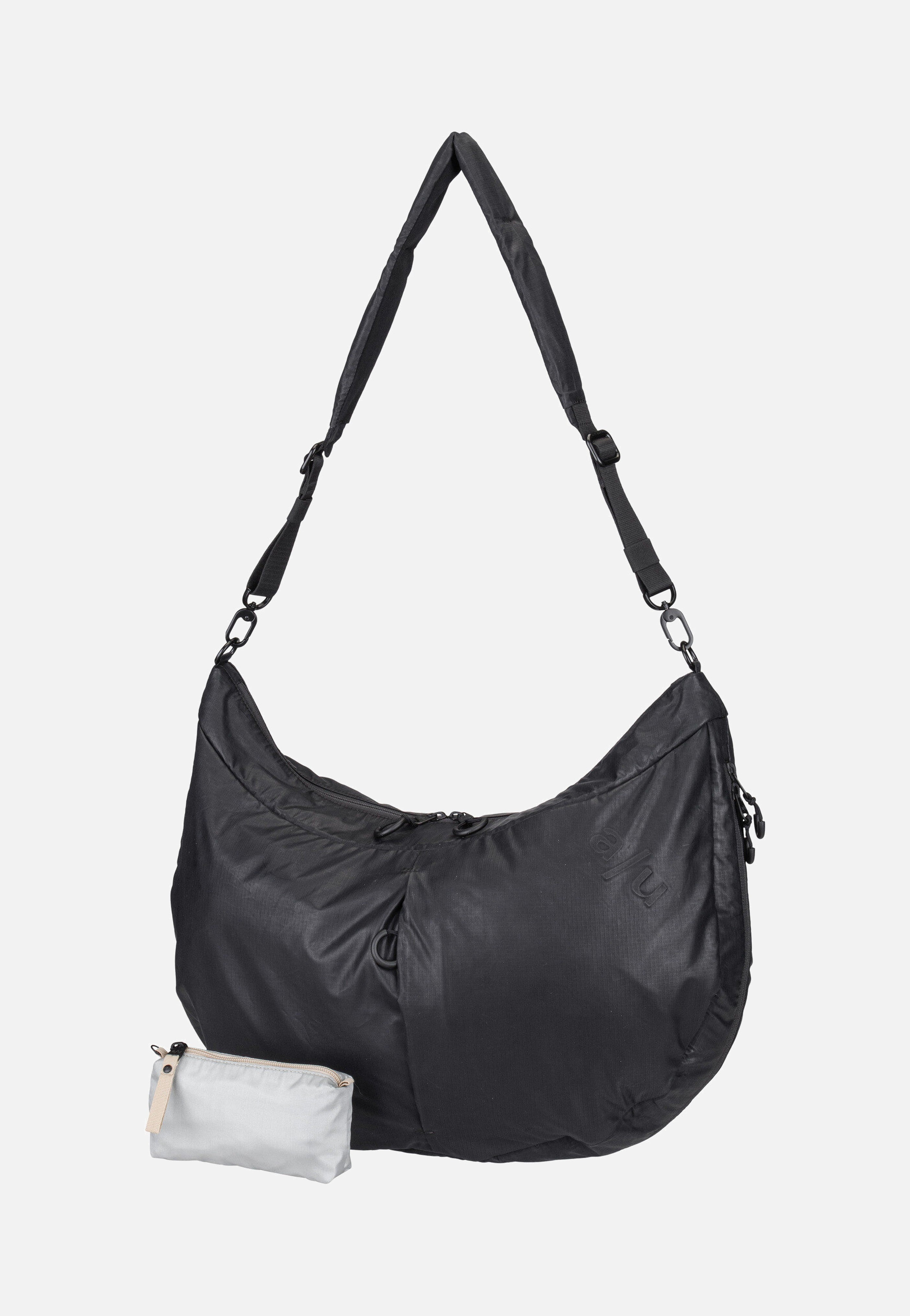 aunts & uncles Miyagawa Black Hobo Bag
