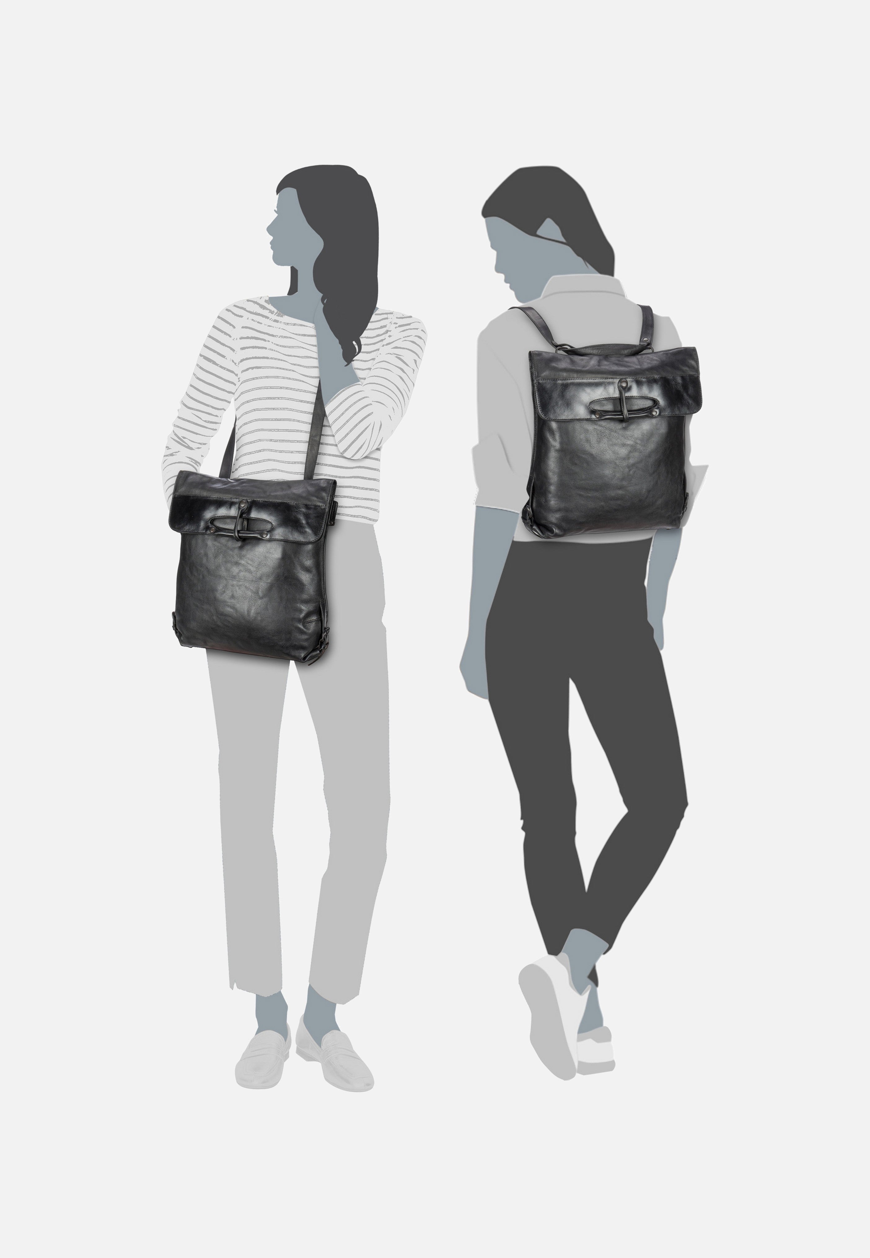 aunts & uncles Mrs. Apple Strudel Black Smoke Rucksack