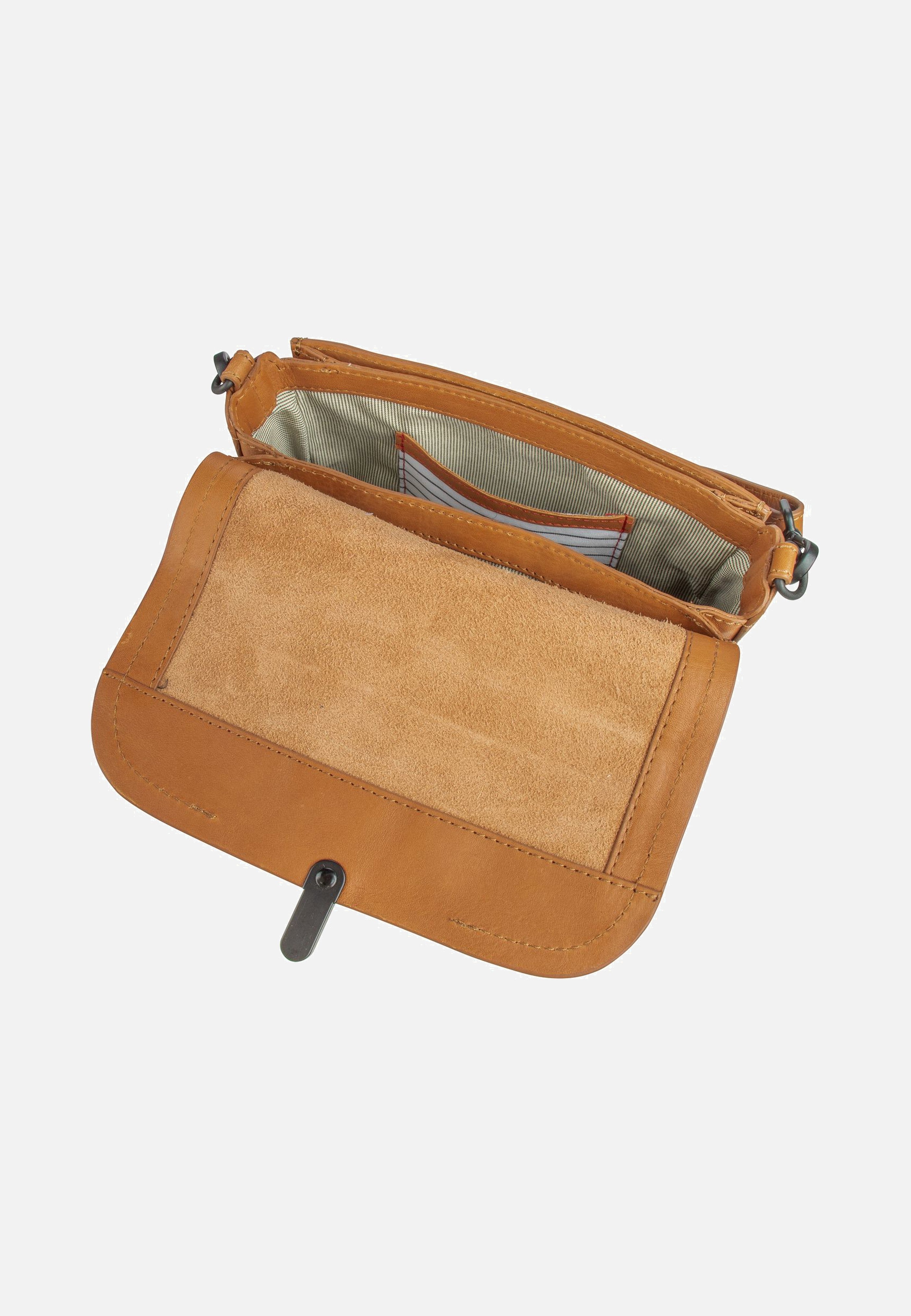 aunts & uncles Mrs. Waffle Caramel Saddle Bag