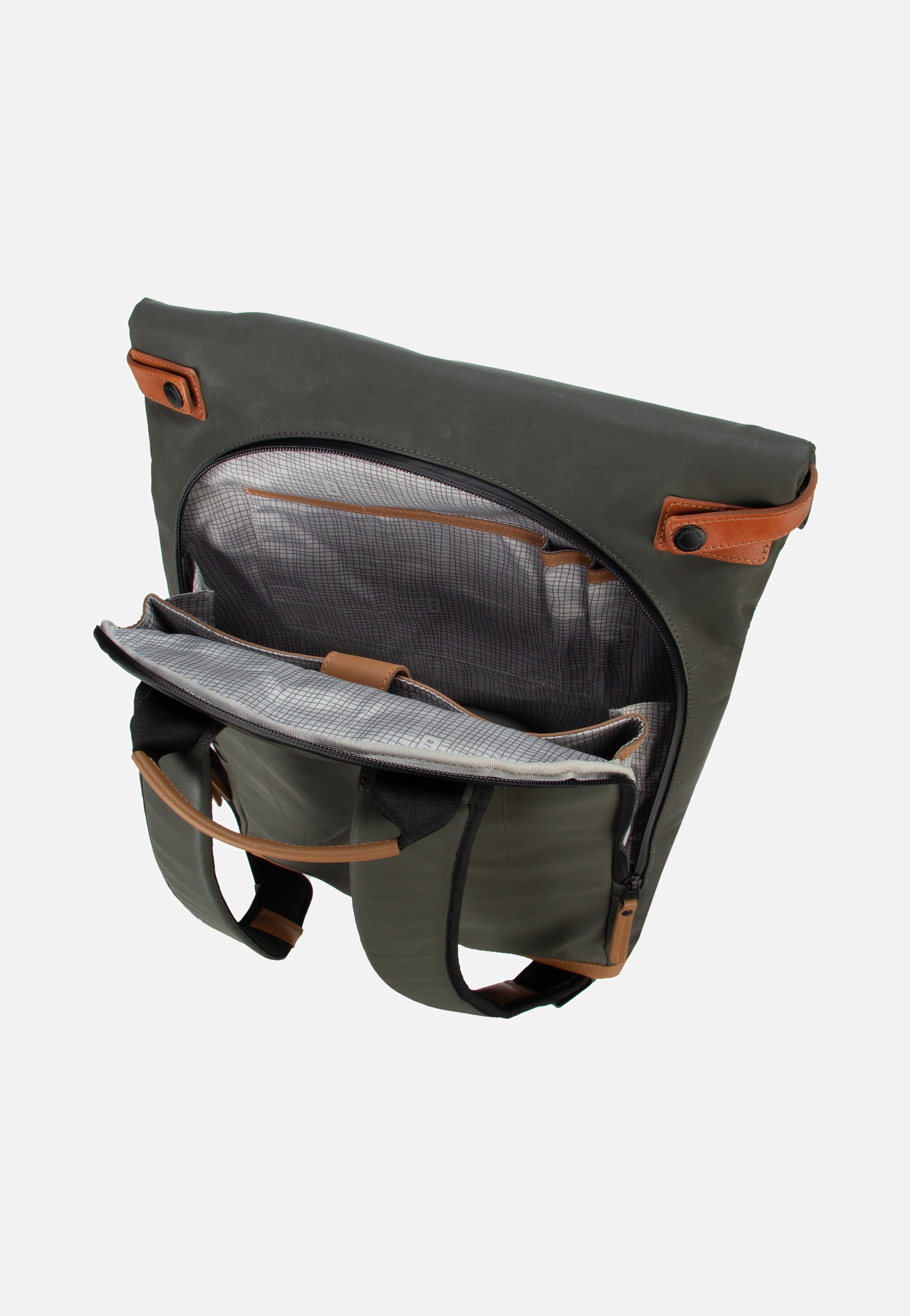 aunts & uncles Osaka Gravity Grey Rolltop Rucksack