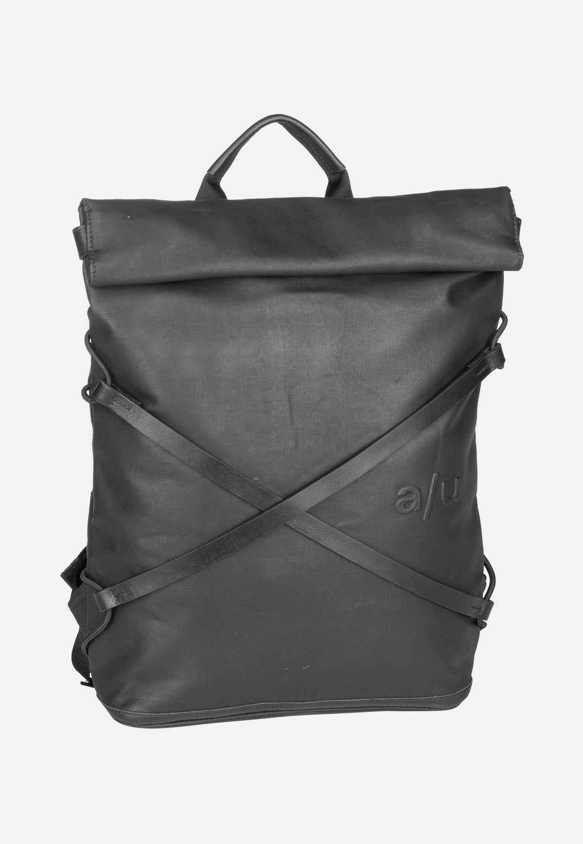 aunts & uncles Yokohama Black Rolltop Rucksack