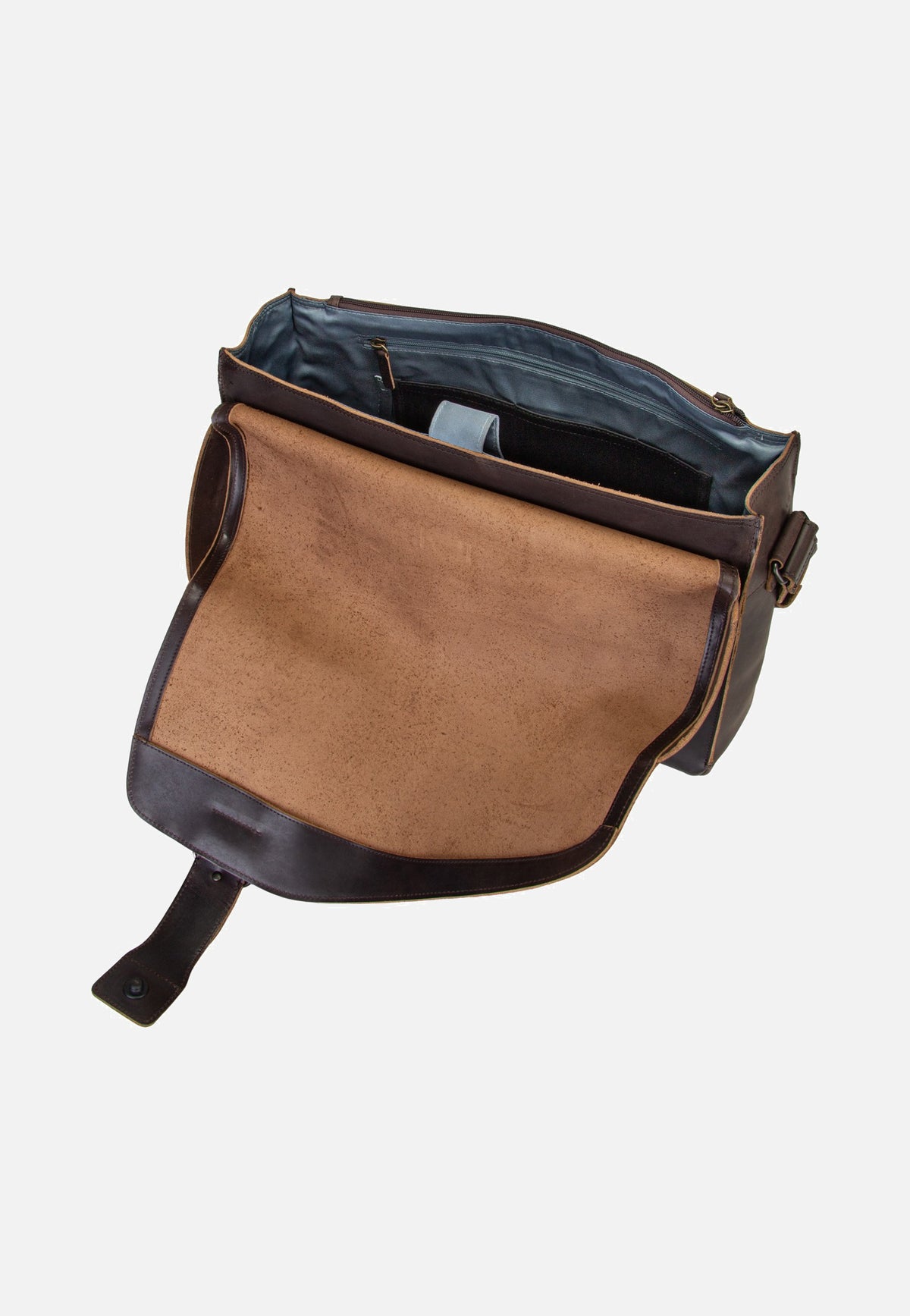 aunts & uncles Big Judd Dark Brown Messenger Bag