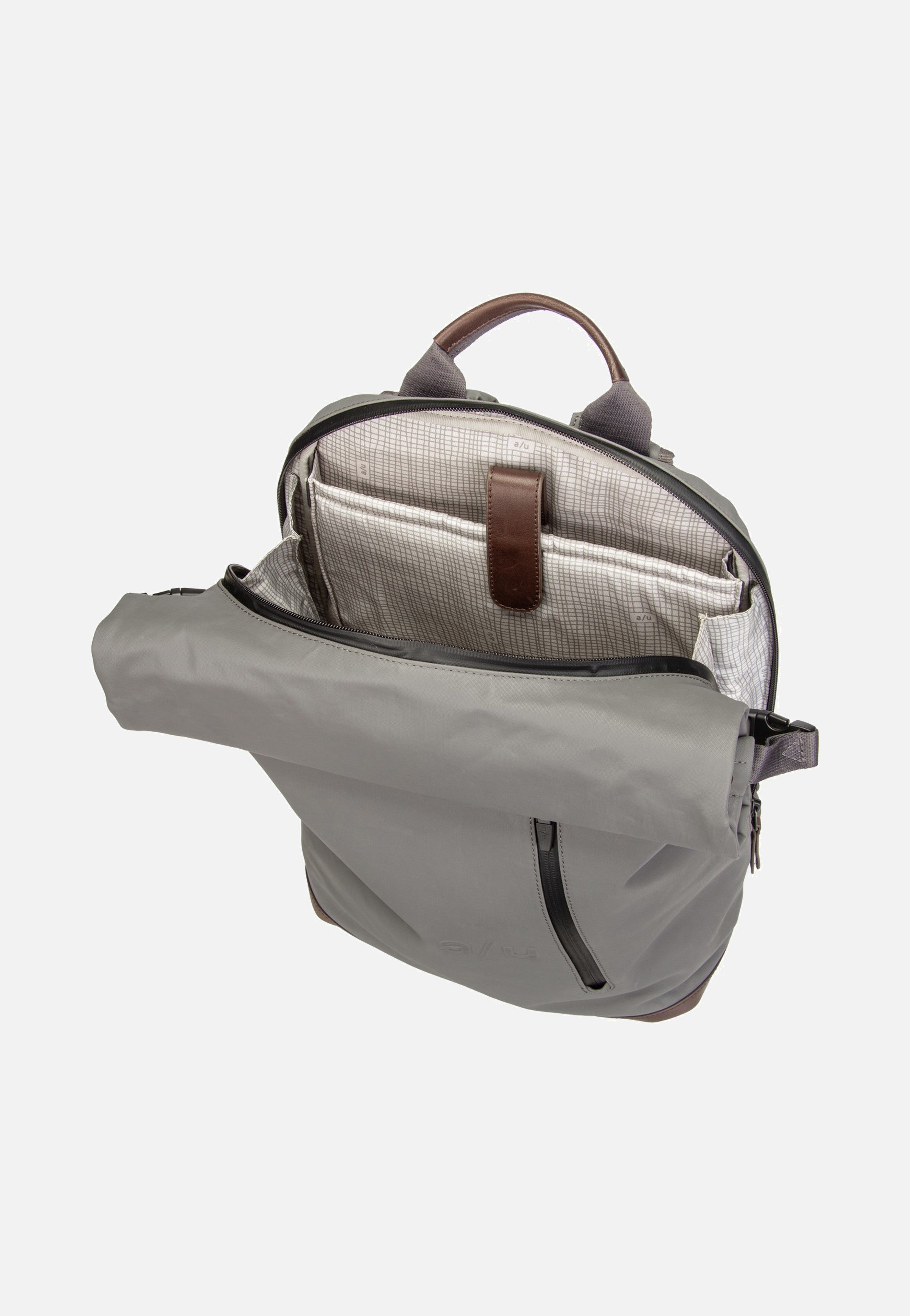 aunts & uncles Fukui Pewter Rolltop Rucksack