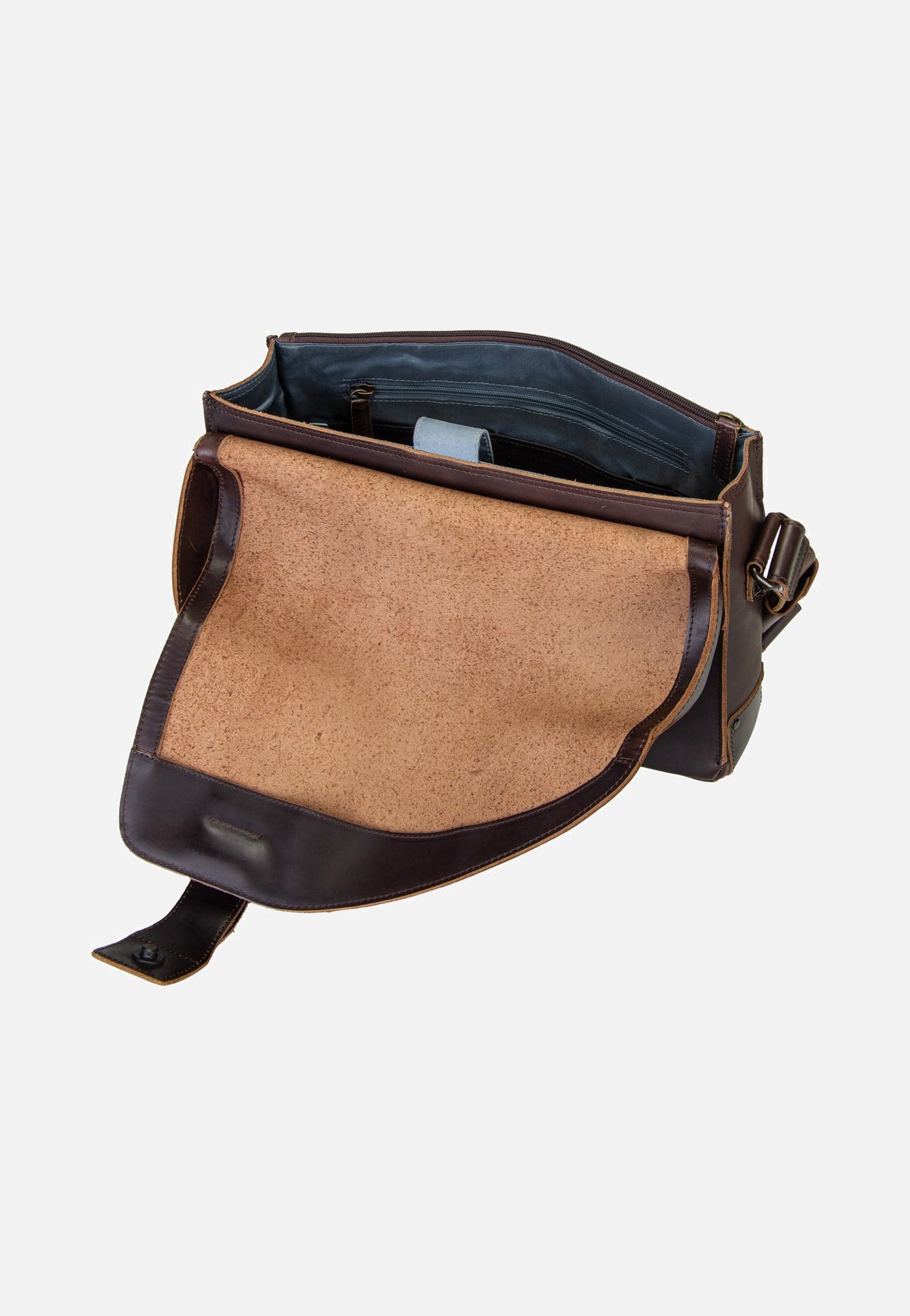 aunts & uncles Judd Dark Brown Messenger Bag