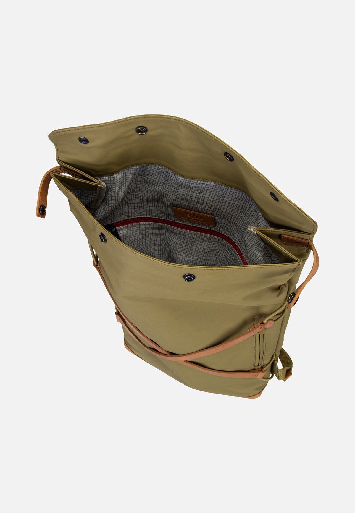 aunts & uncles Osaka Olive Stone Rolltop Rucksack