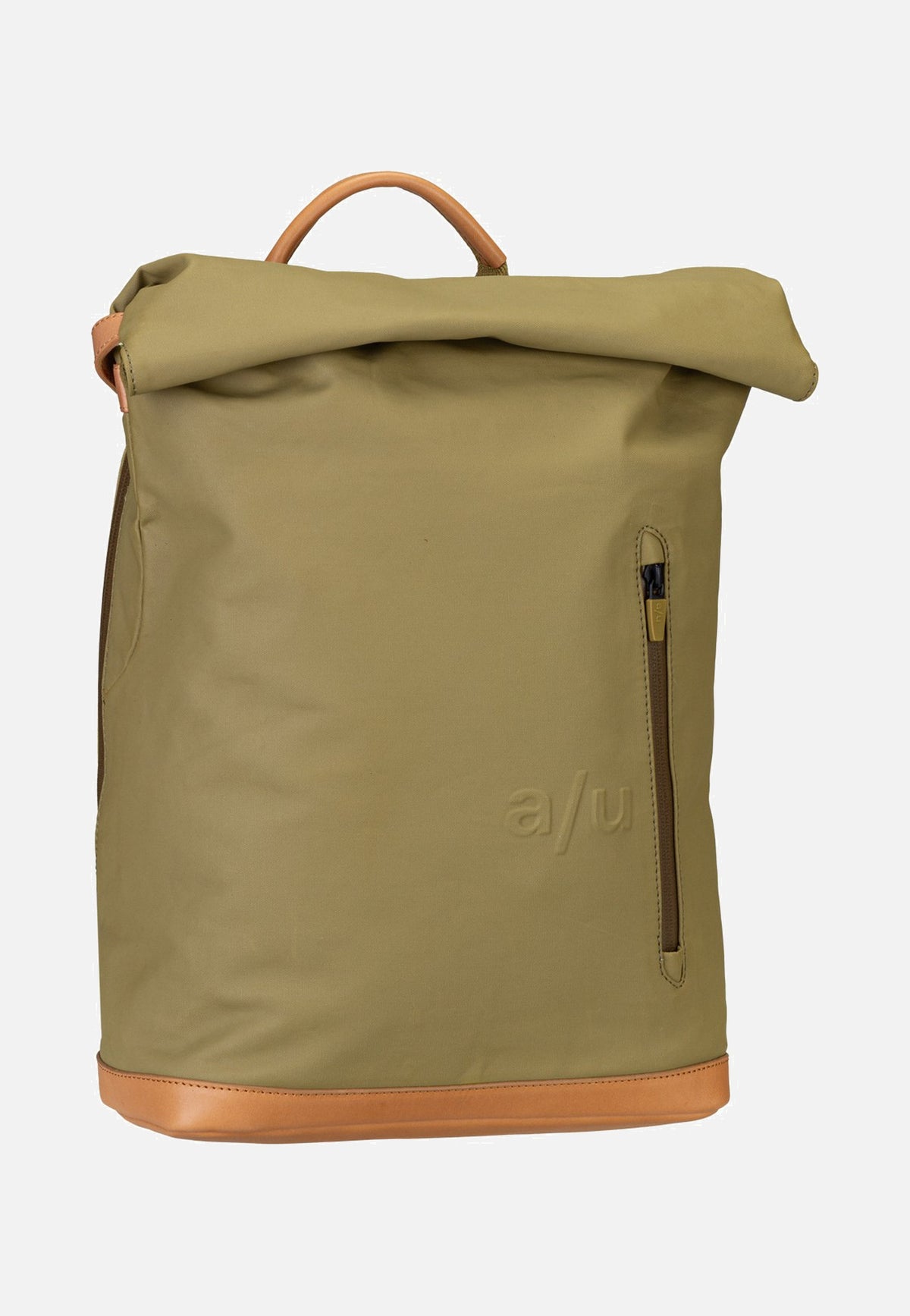 aunts & uncles Wakayama Olive Stone Rolltop Rucksack