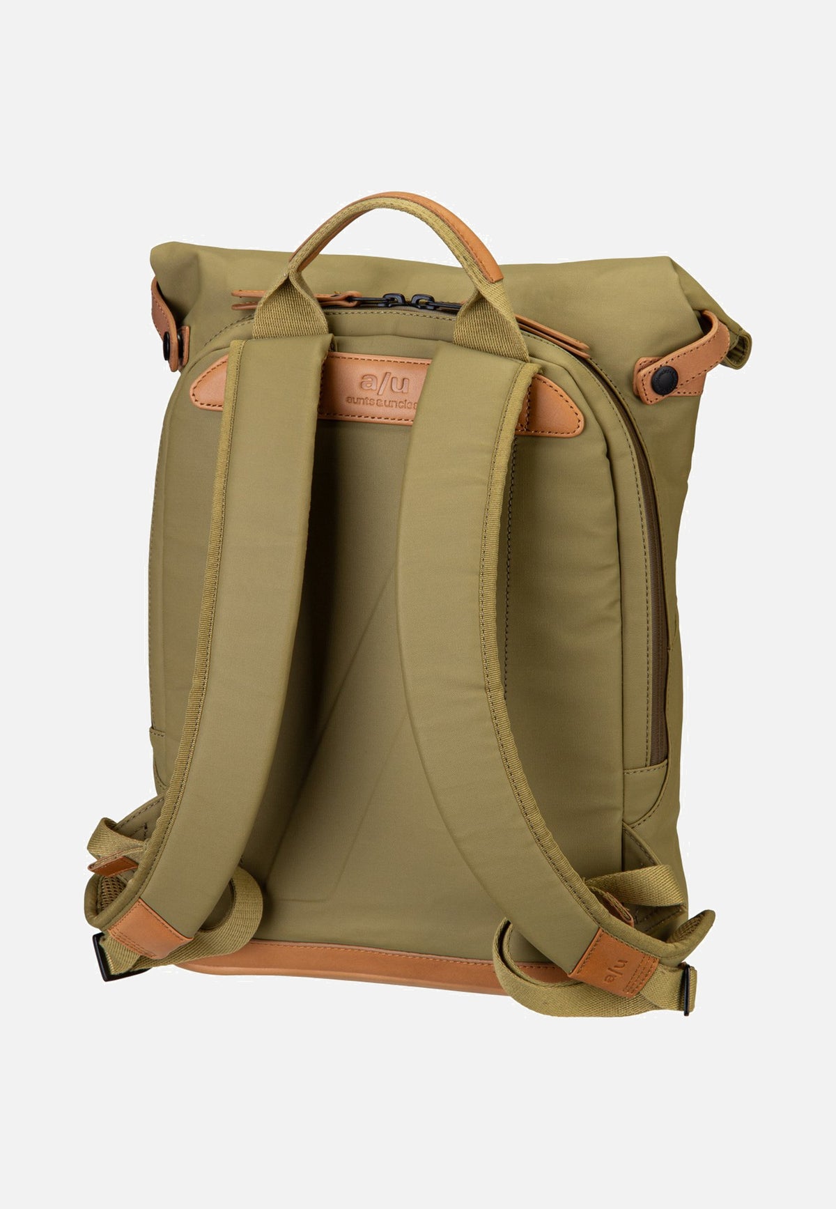 aunts & uncles Wakayama Olive Stone Rolltop Rucksack