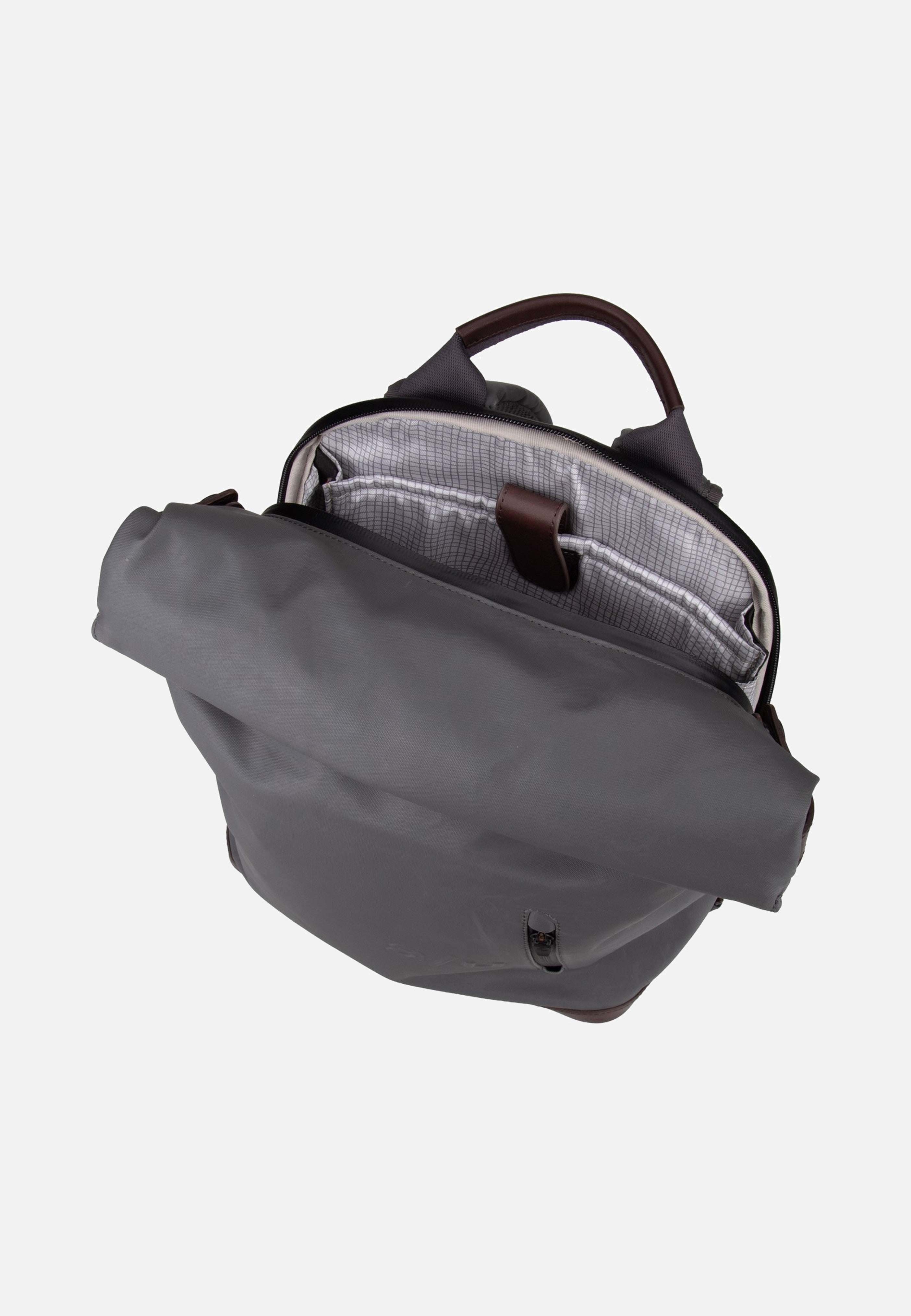 aunts & uncles Wakayama Pewter Rolltop Rucksack
