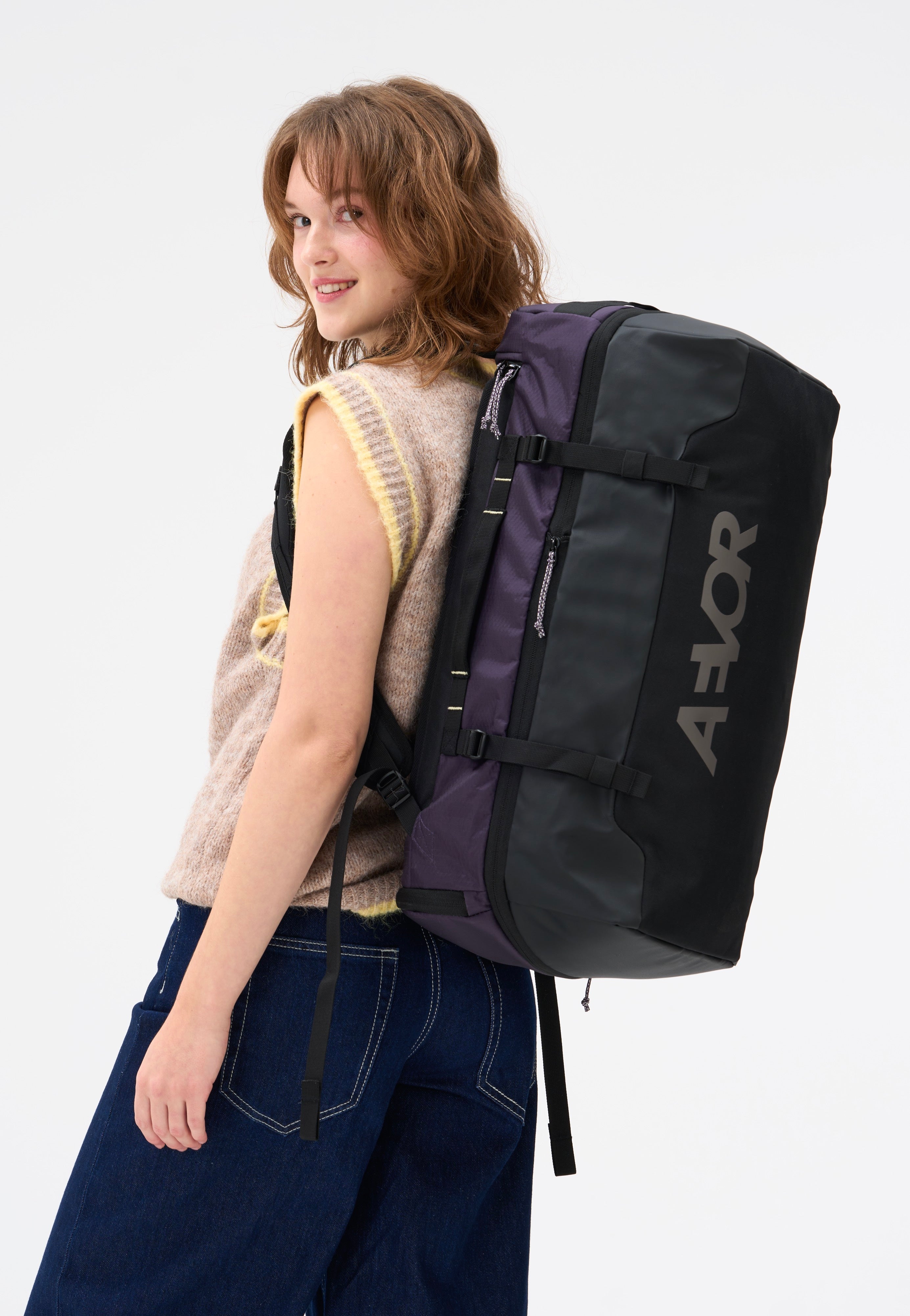 AEVOR Duffel Pack Proof Phantom Purple Dufflebag