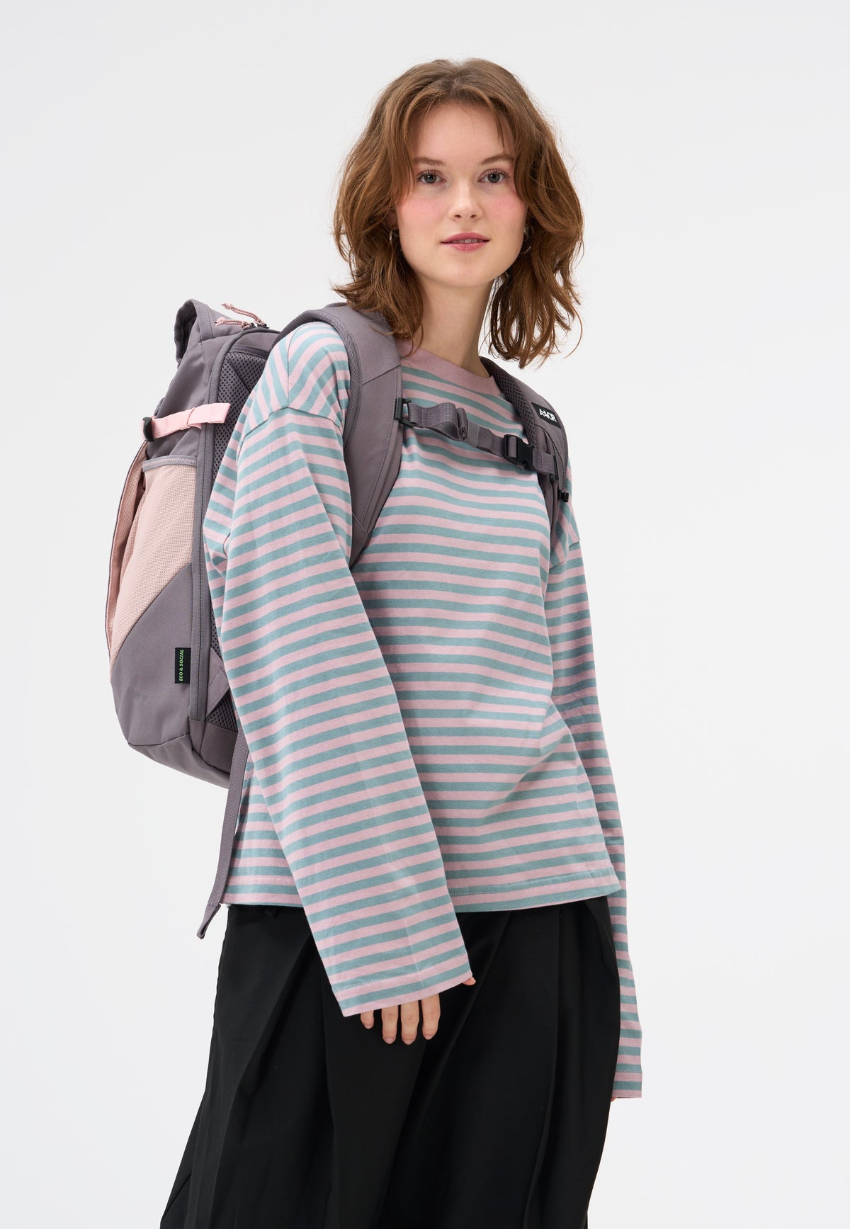 AEVOR Roll Pack Tropical Lily Rolltop Rucksack
