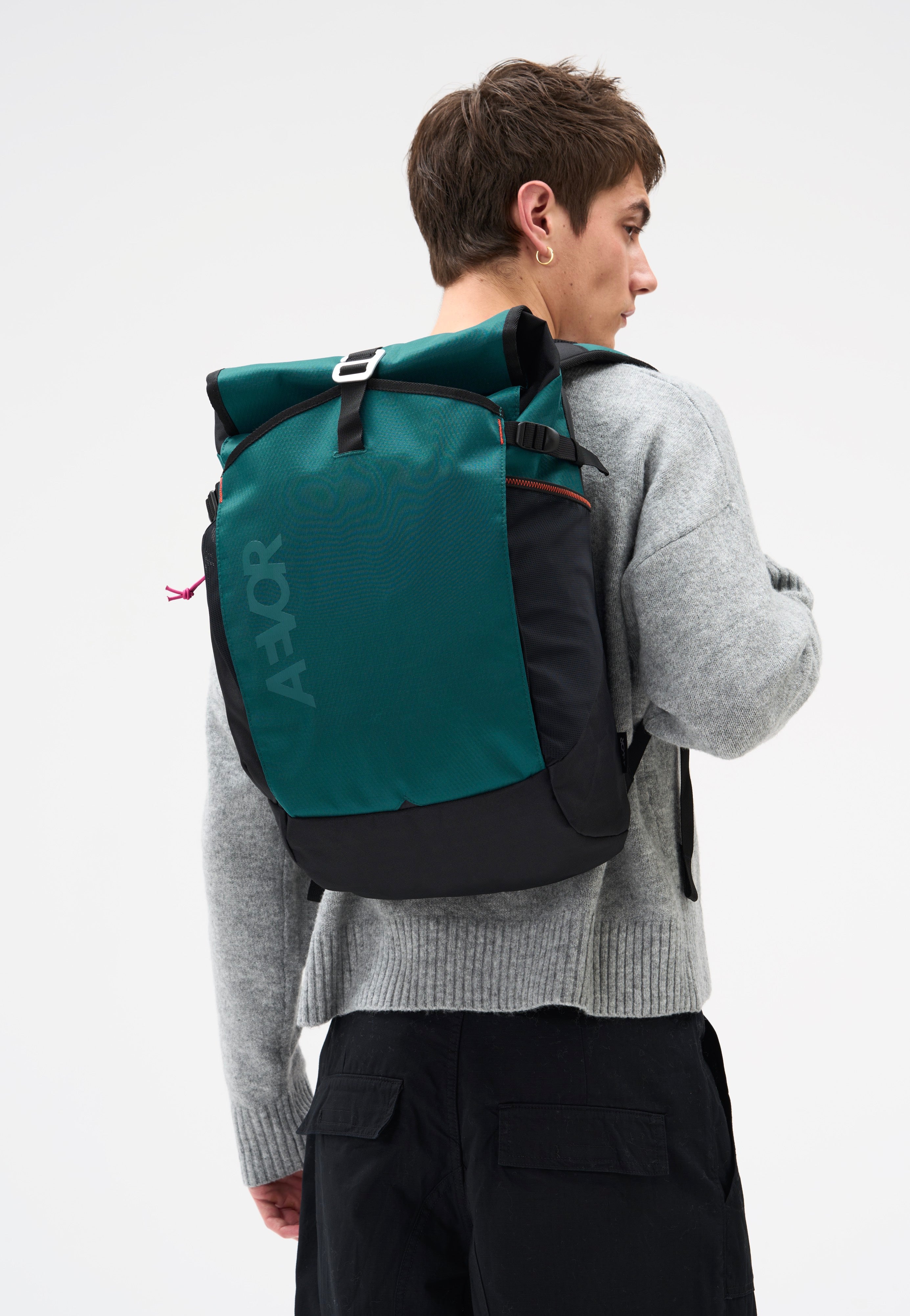 AEVOR Roll Pack Proof Evergreen Rolltop Rucksack