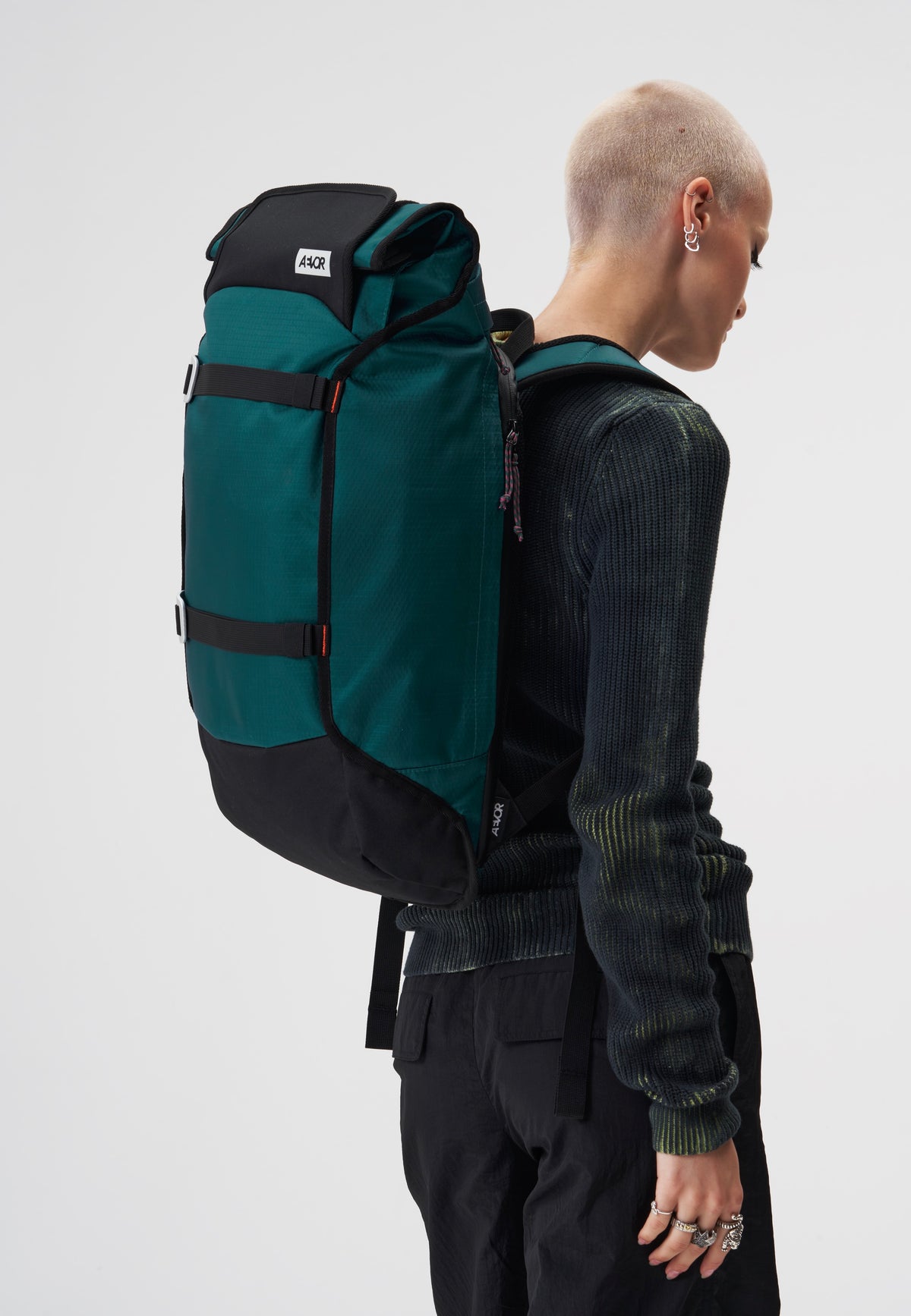 AEVOR Trip Pack Proof Evergreen Rolltop Rucksack