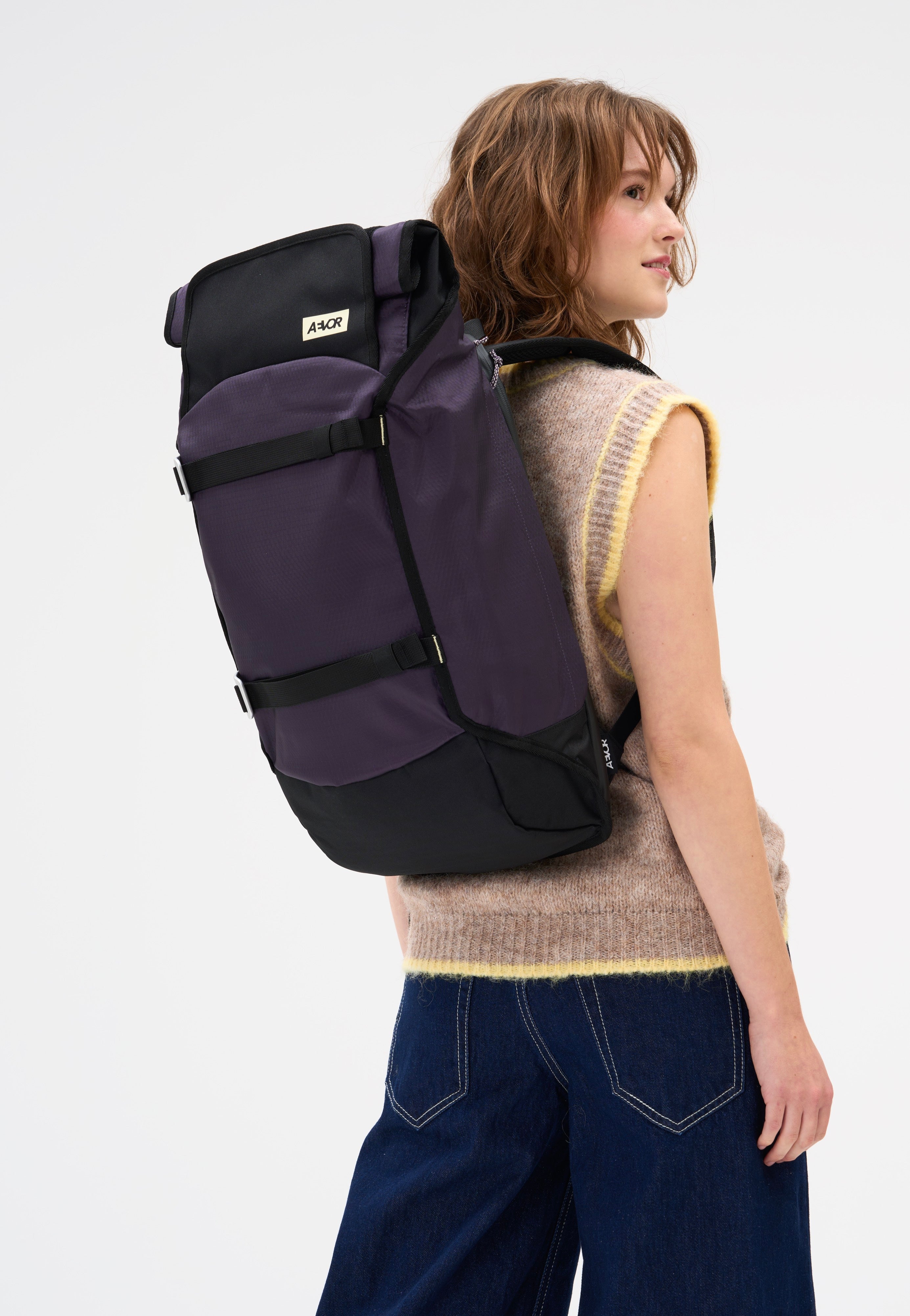 AEVOR Trip Pack Proof Phantom Purple Rolltop Rucksack