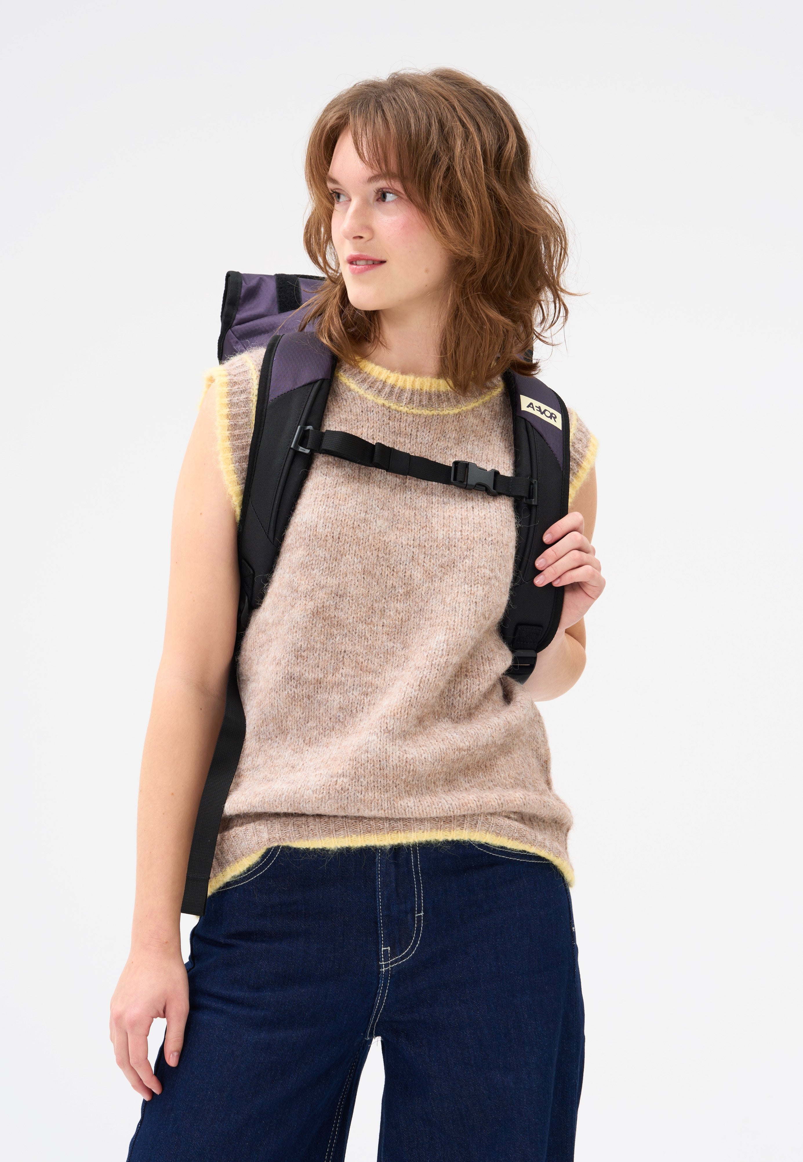 AEVOR Trip Pack Proof Phantom Purple Rolltop Rucksack