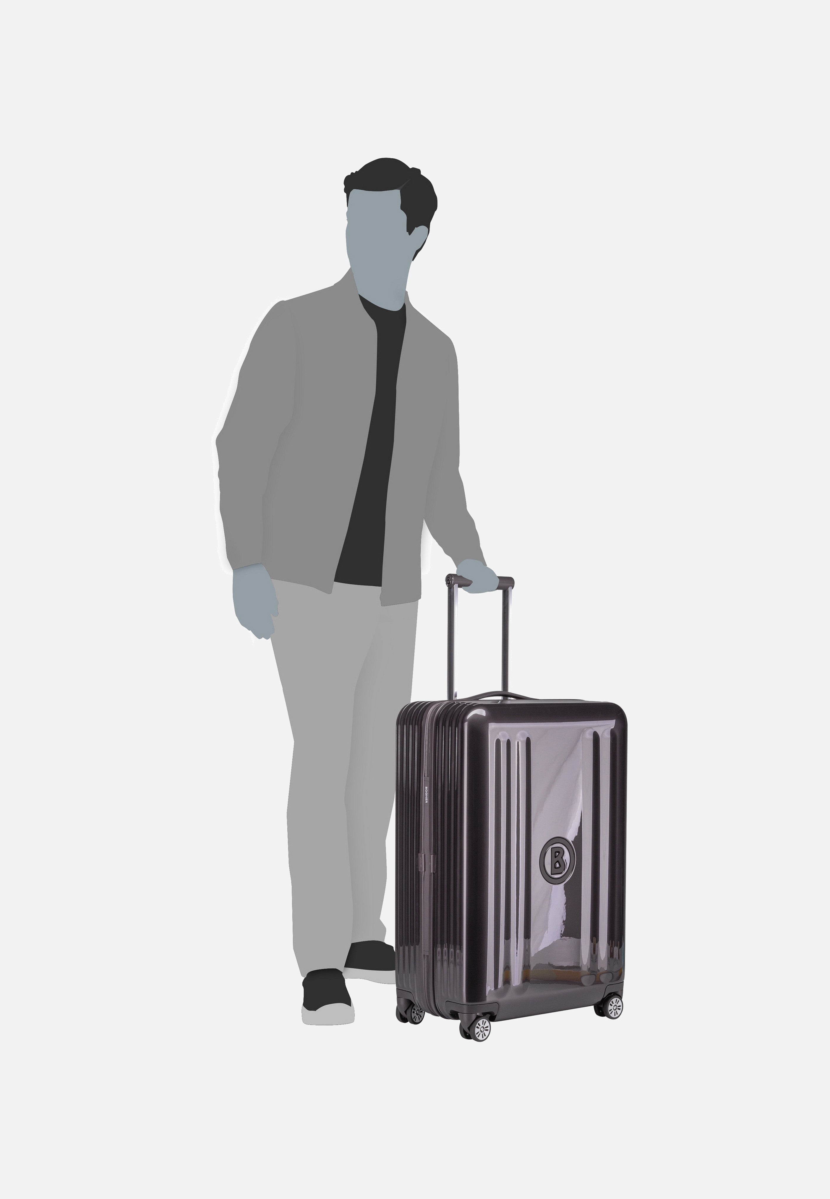 Bogner Piz C65 Trolleycase MVZ 4w Dark Grey Koffer