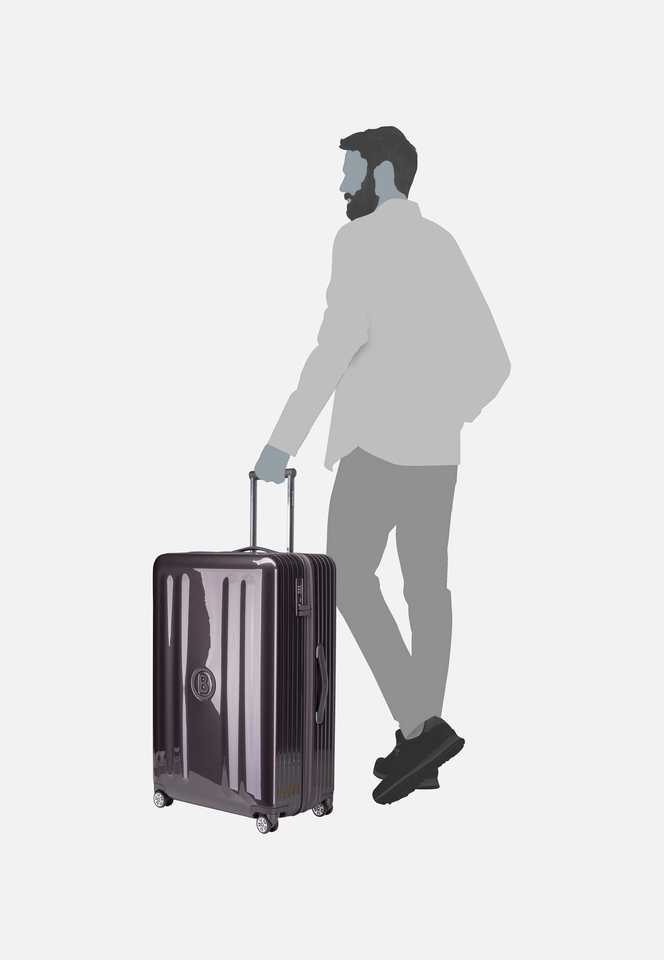 Bogner Piz C75 Trolleycase LVZ 4w Dark Grey Koffer