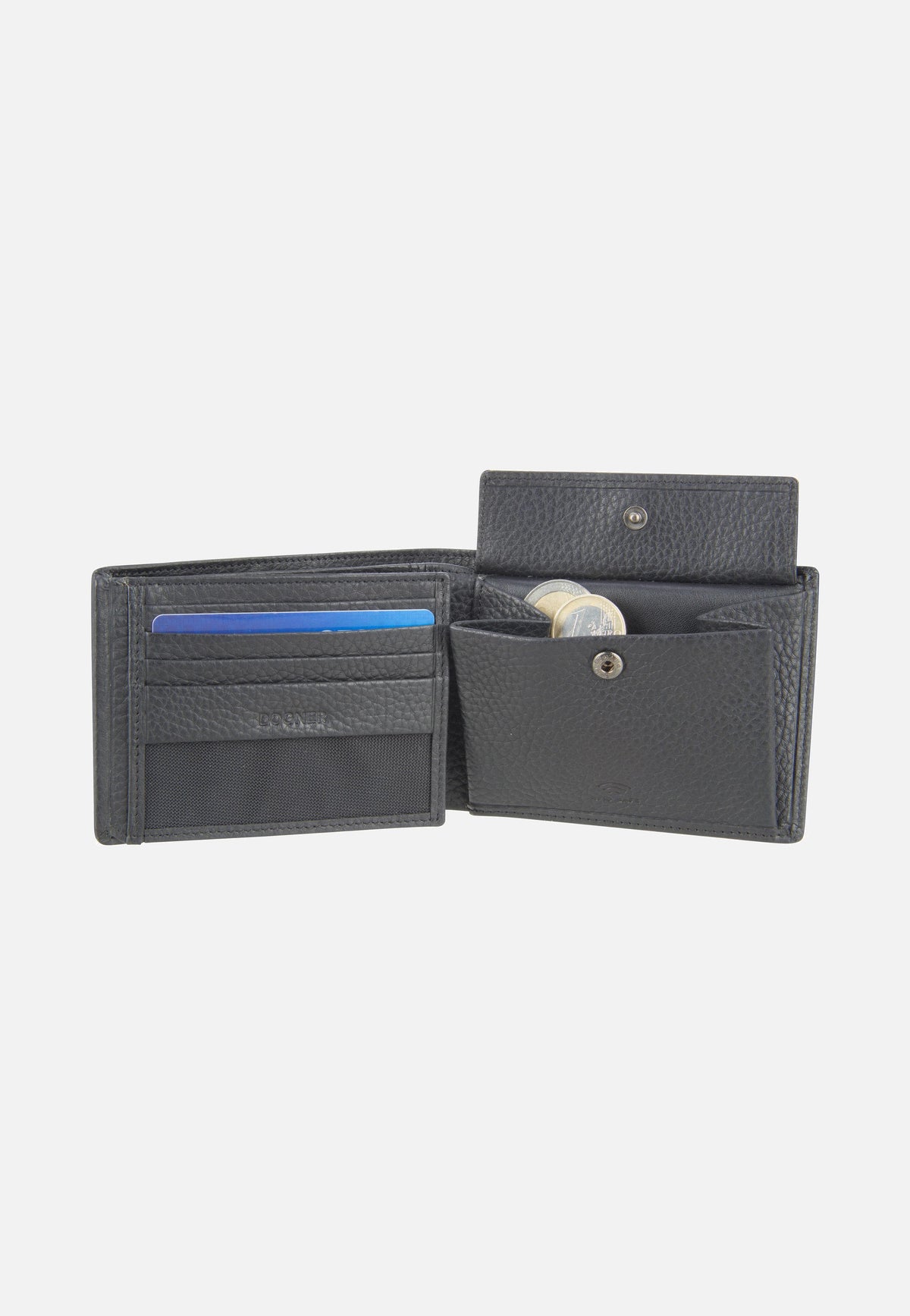 Bogner Vail Ruben BillFold SH7 Black Portemonnaie