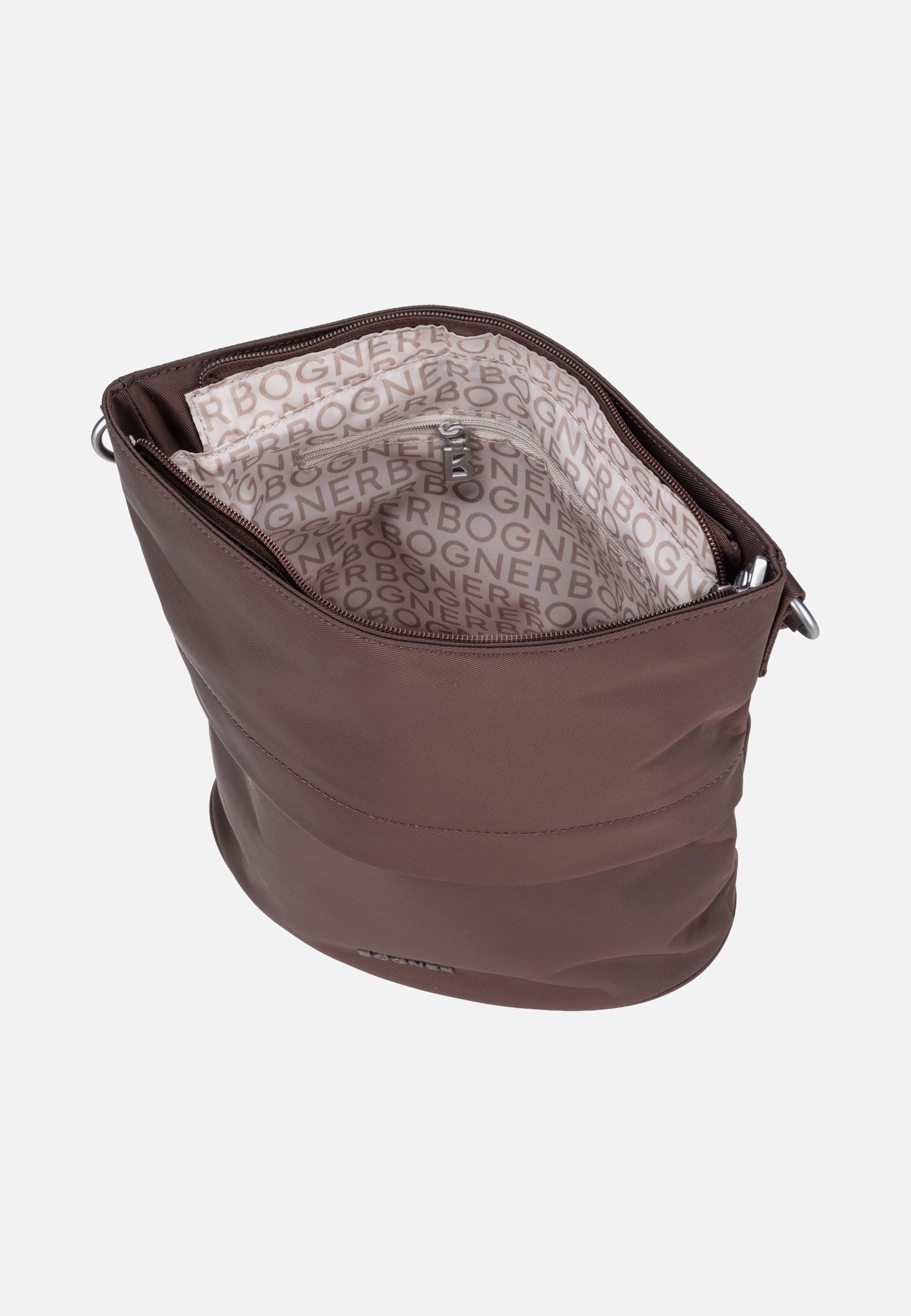 Bogner Maxon Heather SVZ Darkbrown Hobo Bag