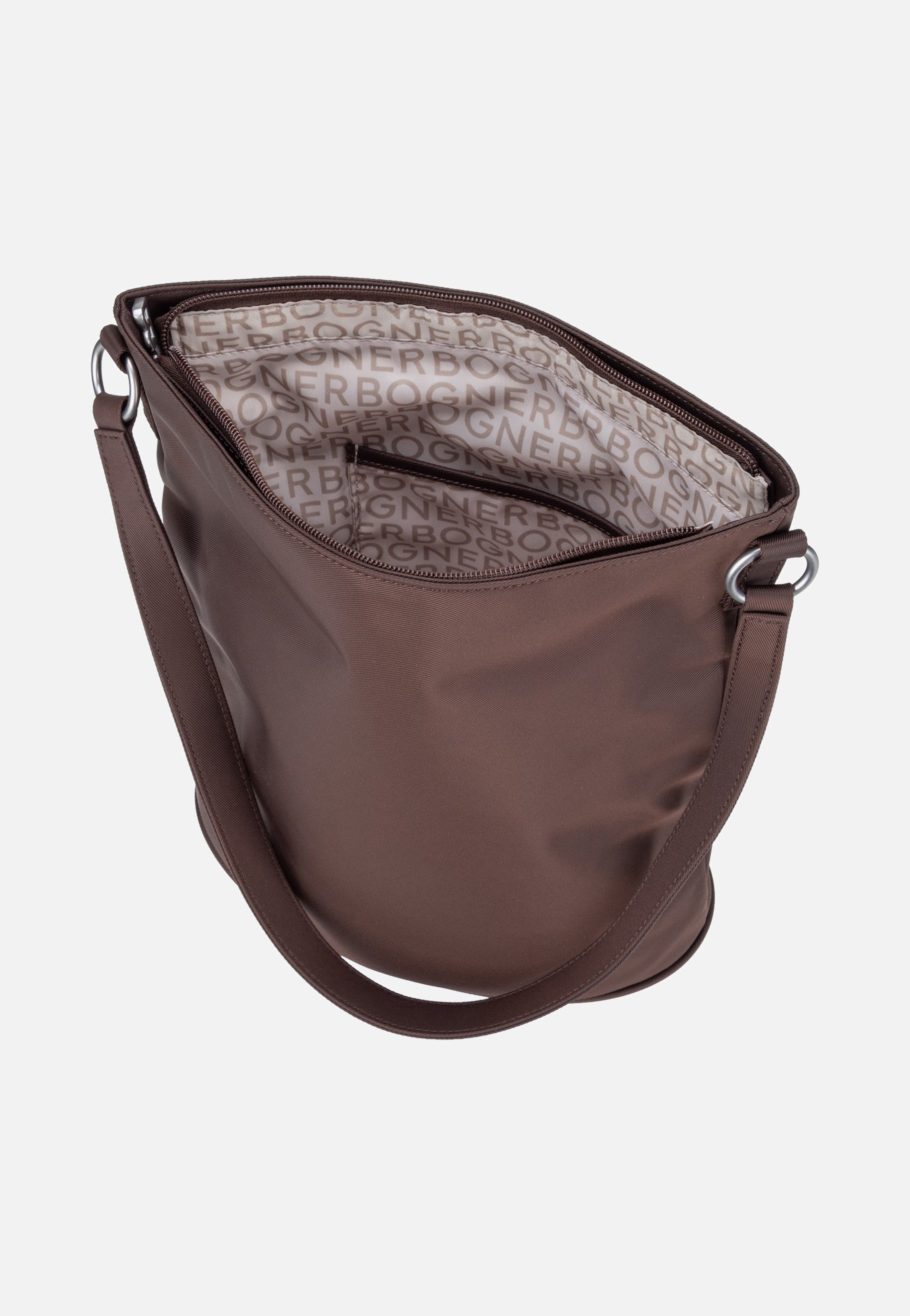 Bogner Maxon Heather SVZ Darkbrown Hobo Bag