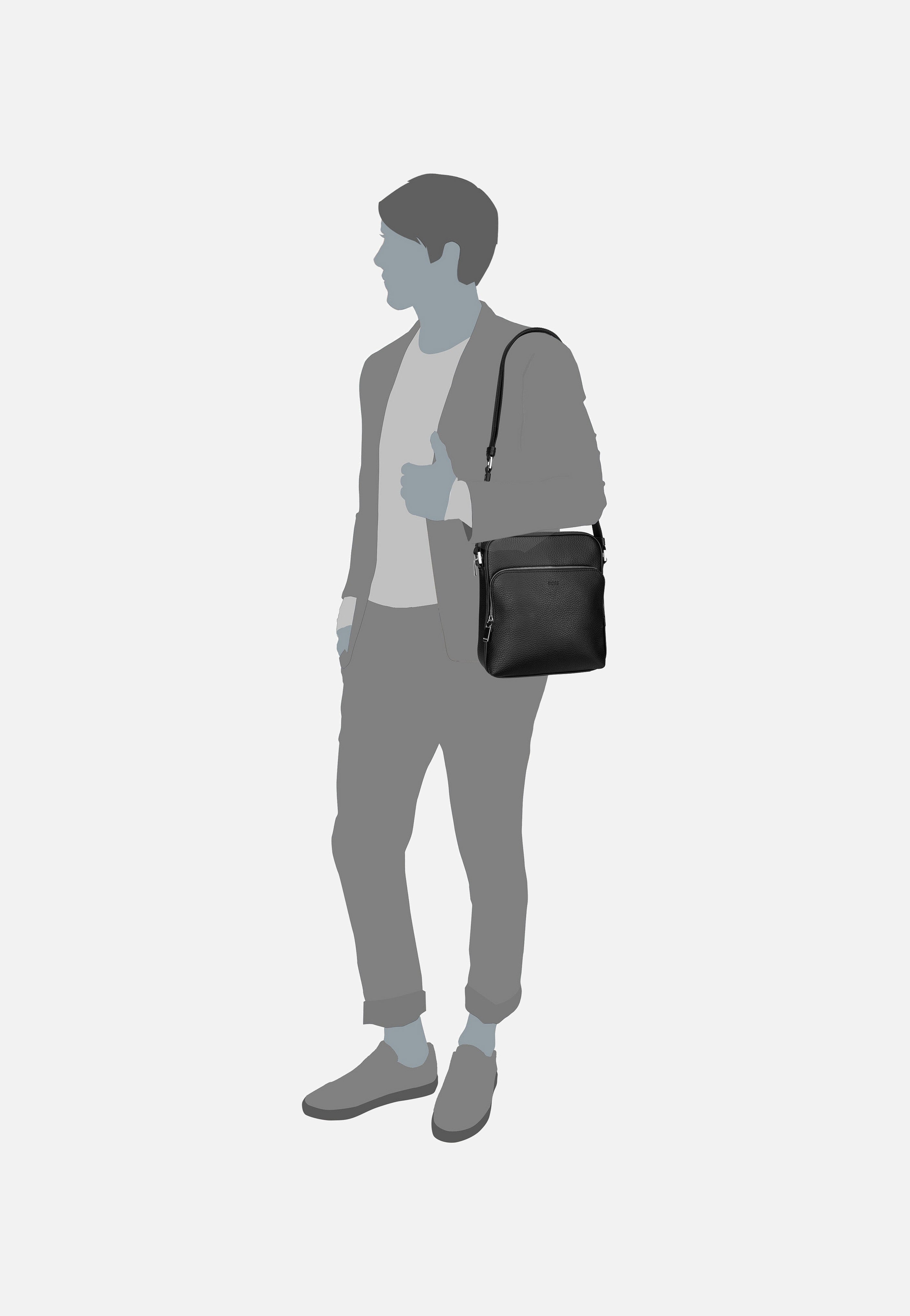 BOSS New Crosstown NS 50529288 Black Umhängetasche