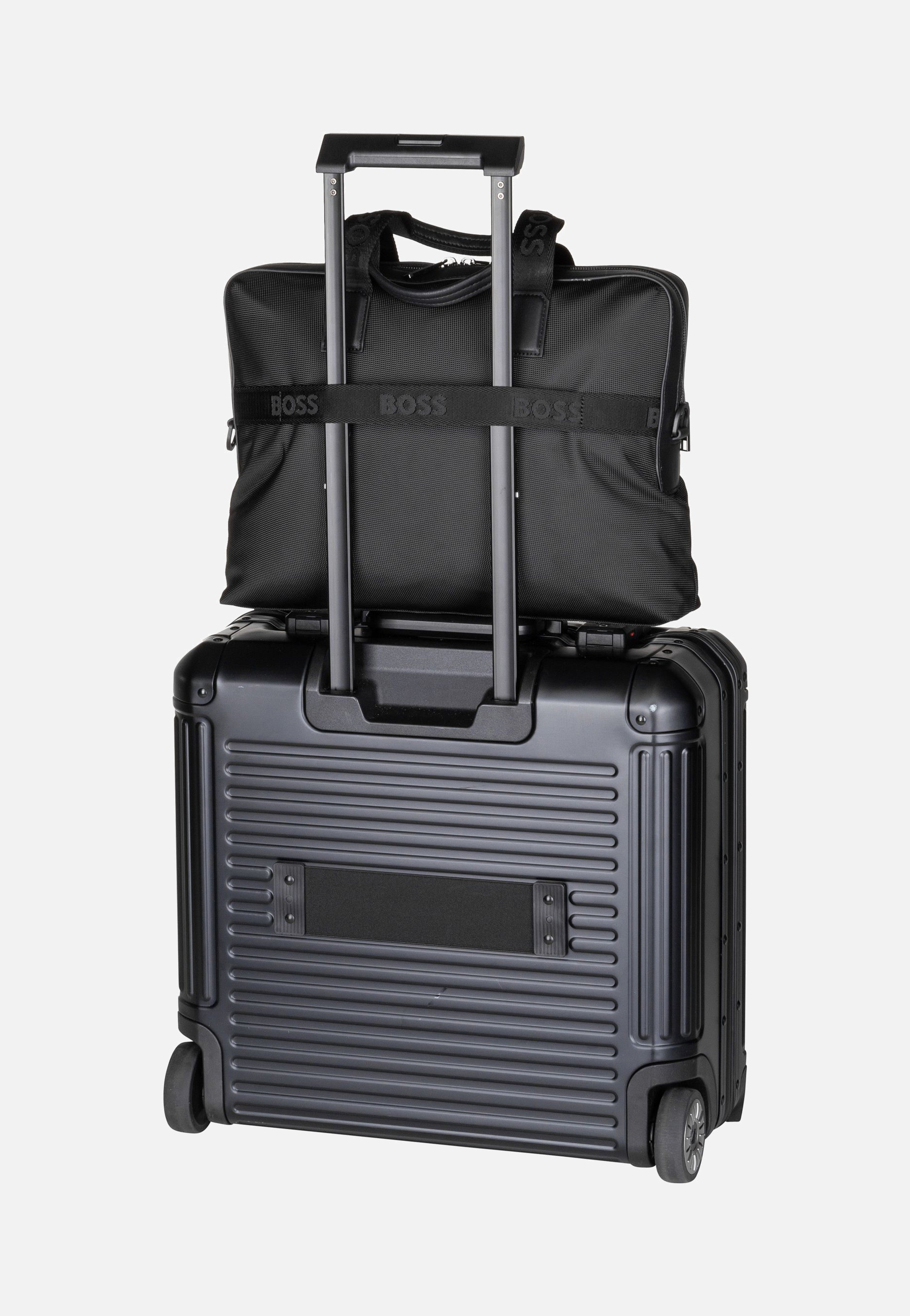 BOSS Ray N Document Case 50536181 Black Aktentasche