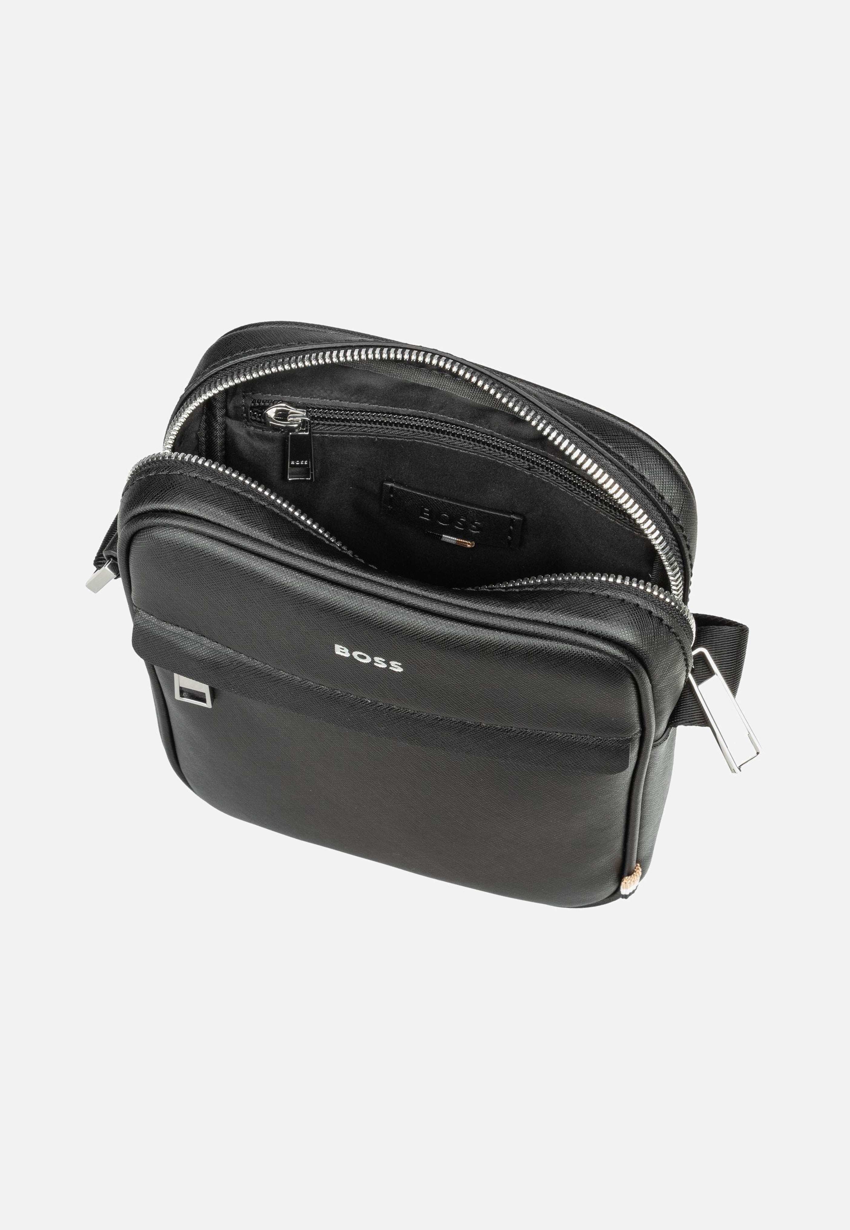 BOSS Zair North South Zip Black Umhängetasche