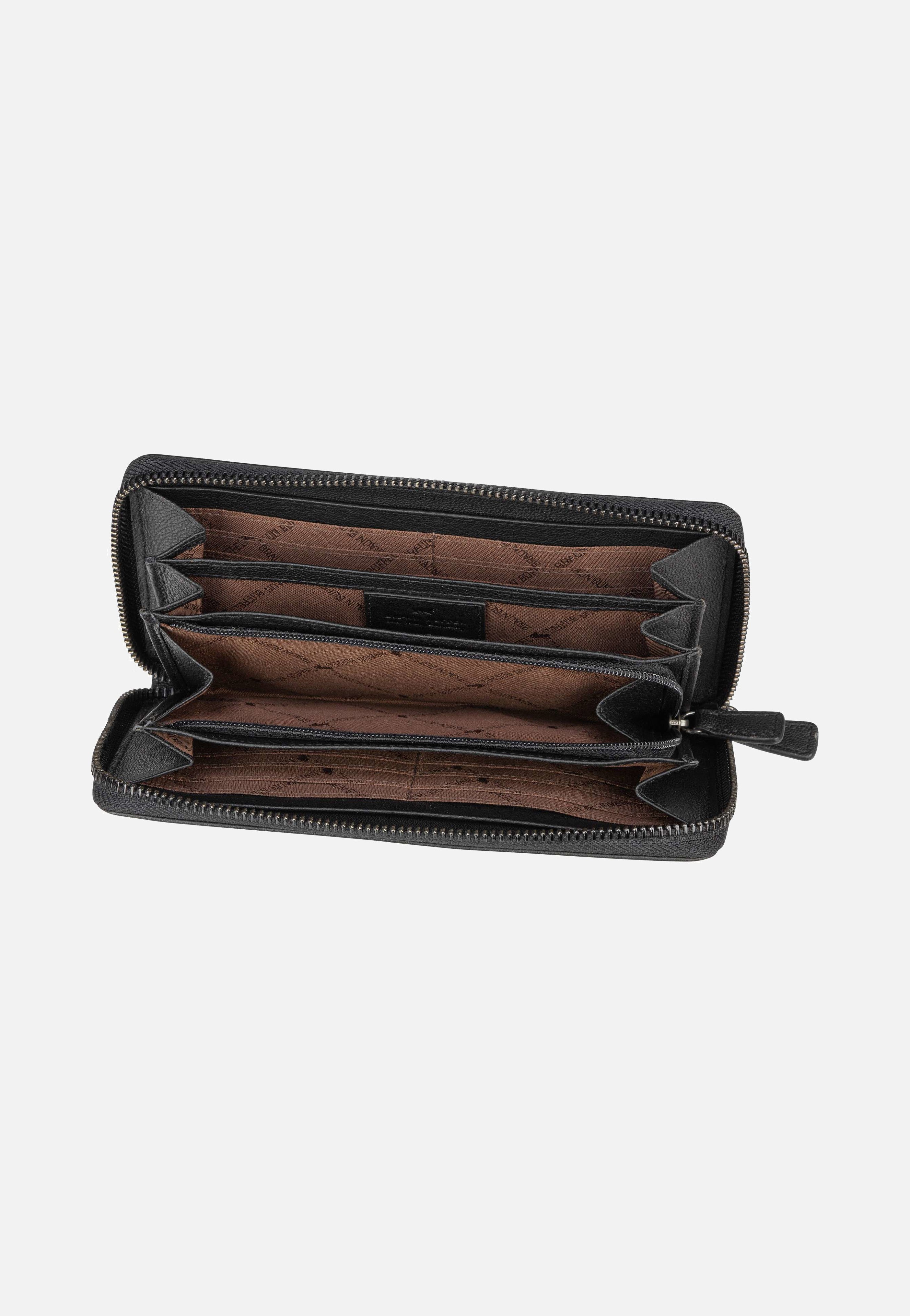 Braun Büffel Anna 48255 Schwarz Portemonnaie