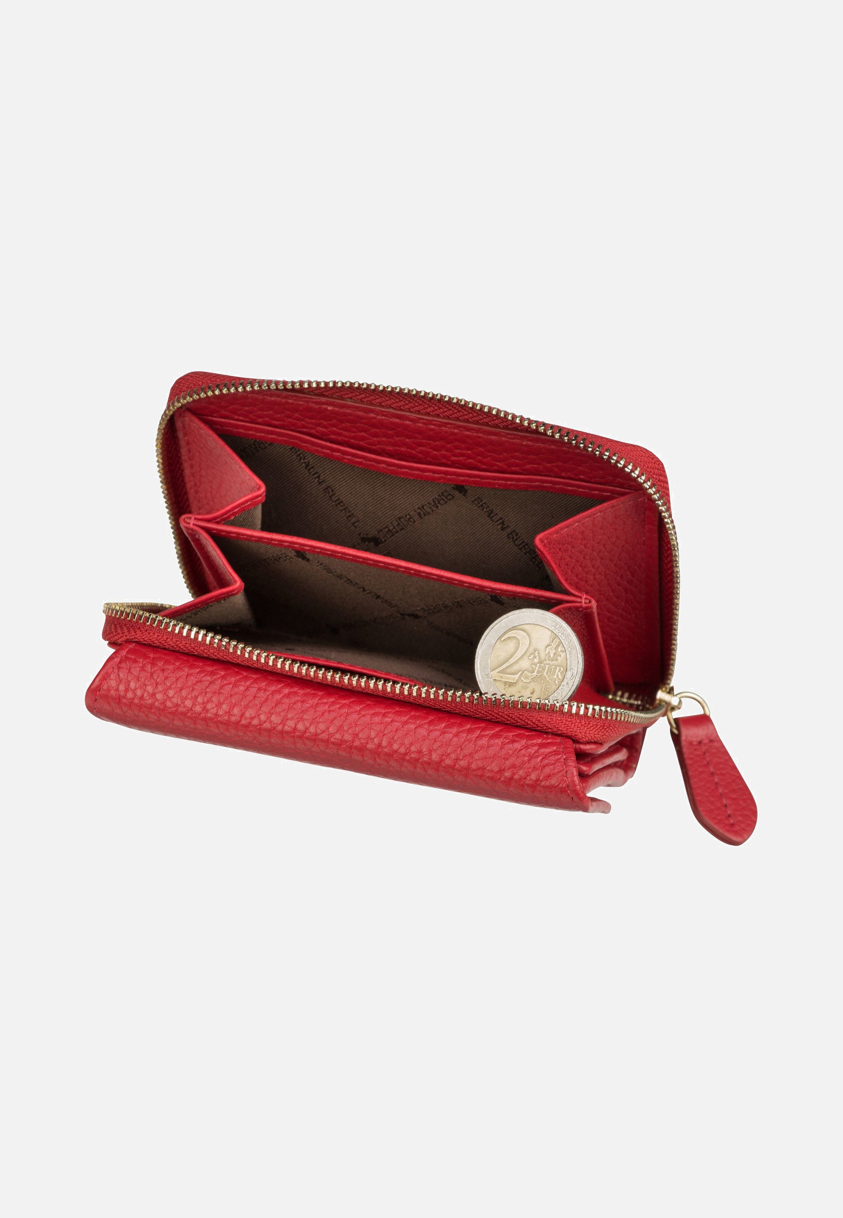 Braun Büffel Asti 50454 RV-Geldbörse Rot Portemonnaie