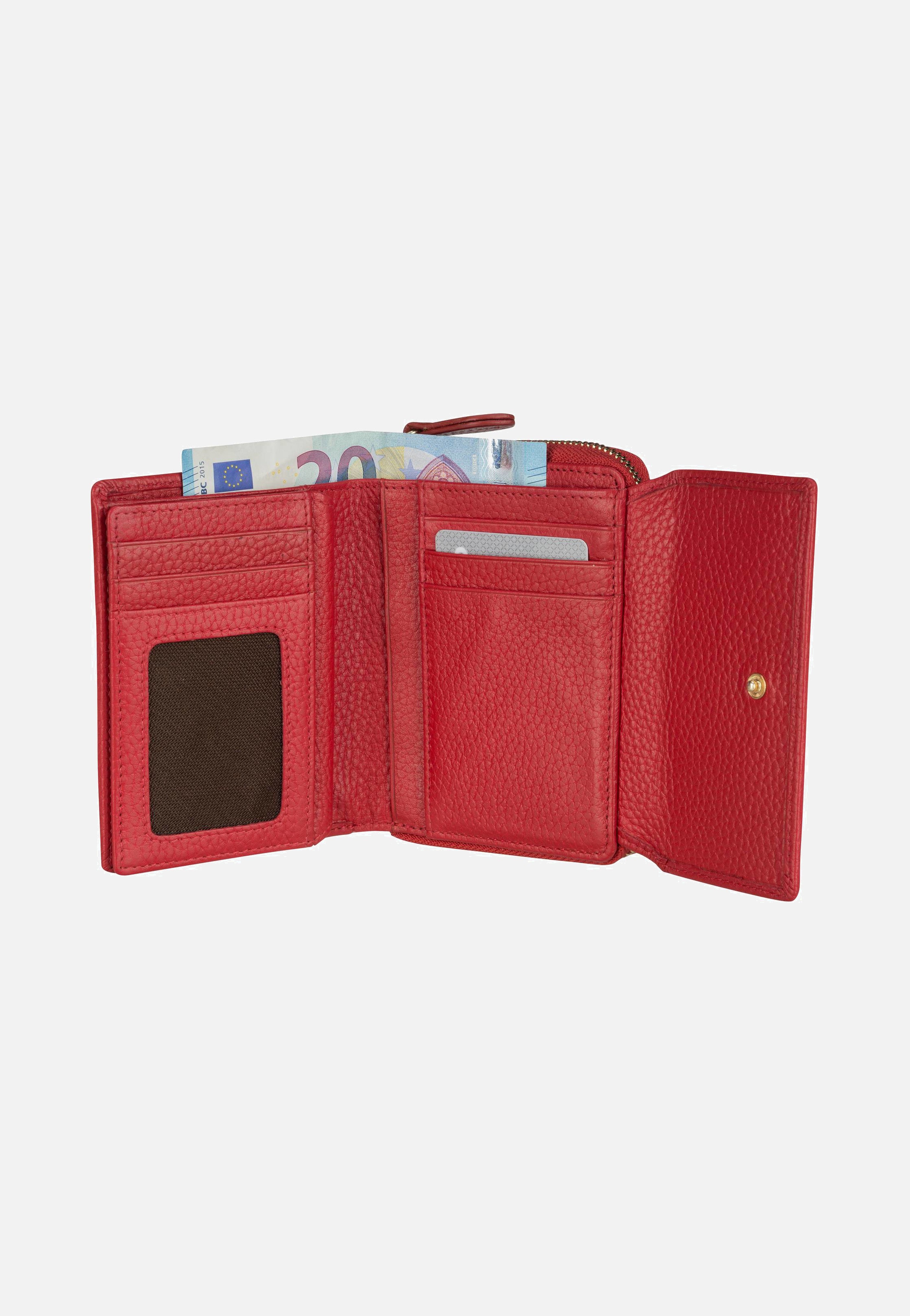 Braun Büffel Asti 50454 RV-Geldbörse Rot Portemonnaie