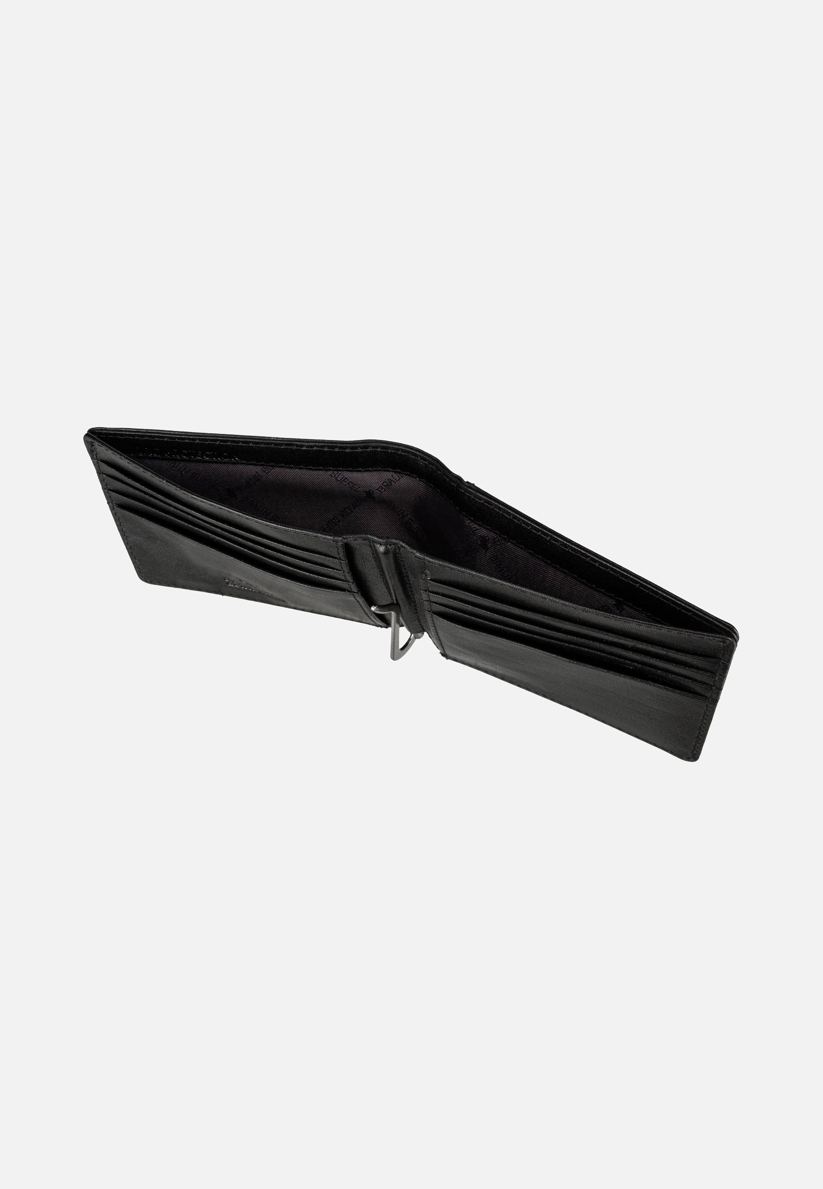 Braun Büffel Country Dollarclip 8Cs Schwarz Card Holder