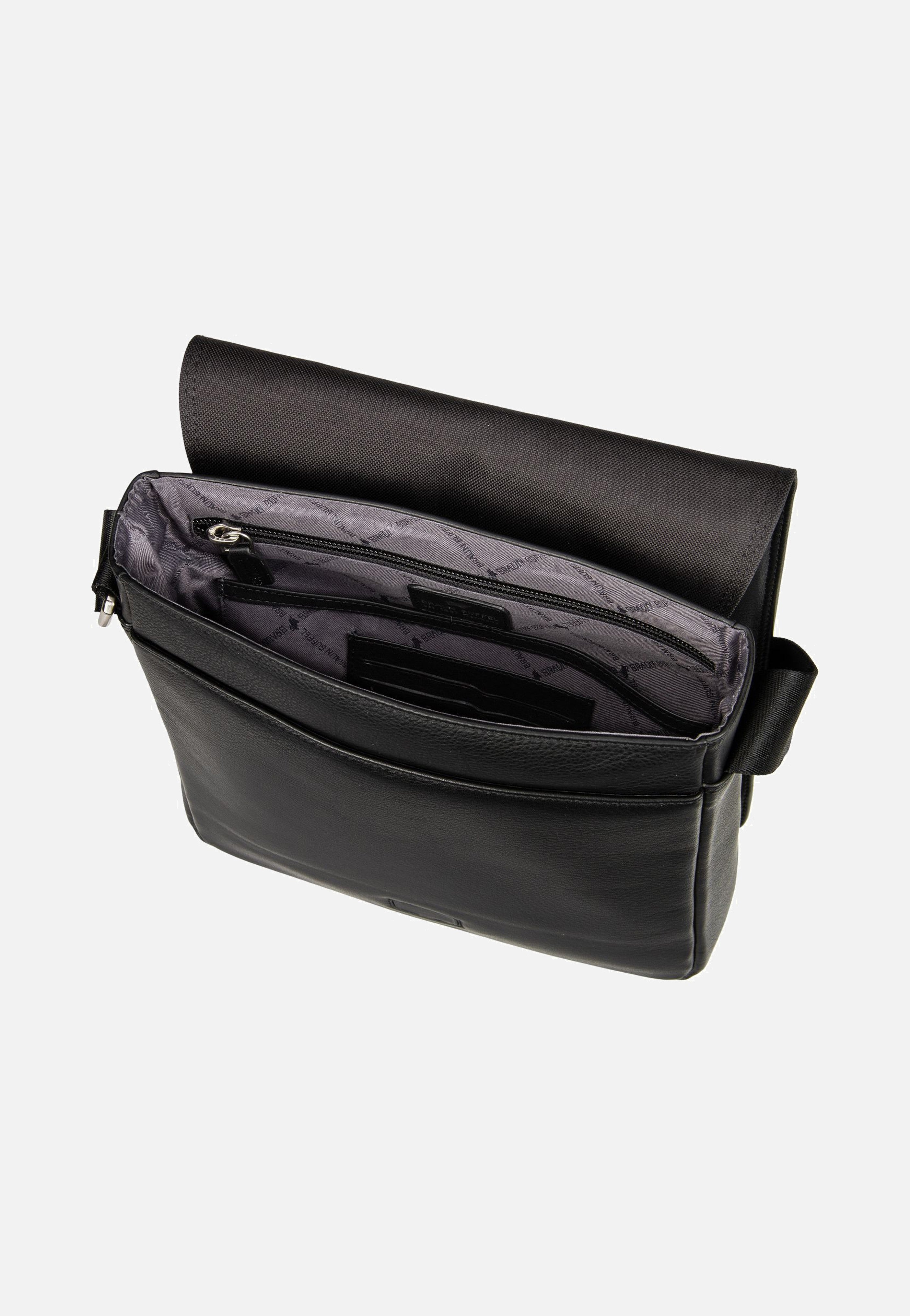 Braun Büffel GOLF 3.0 XBody M Flap 90665 Schwarz Umhängetasche