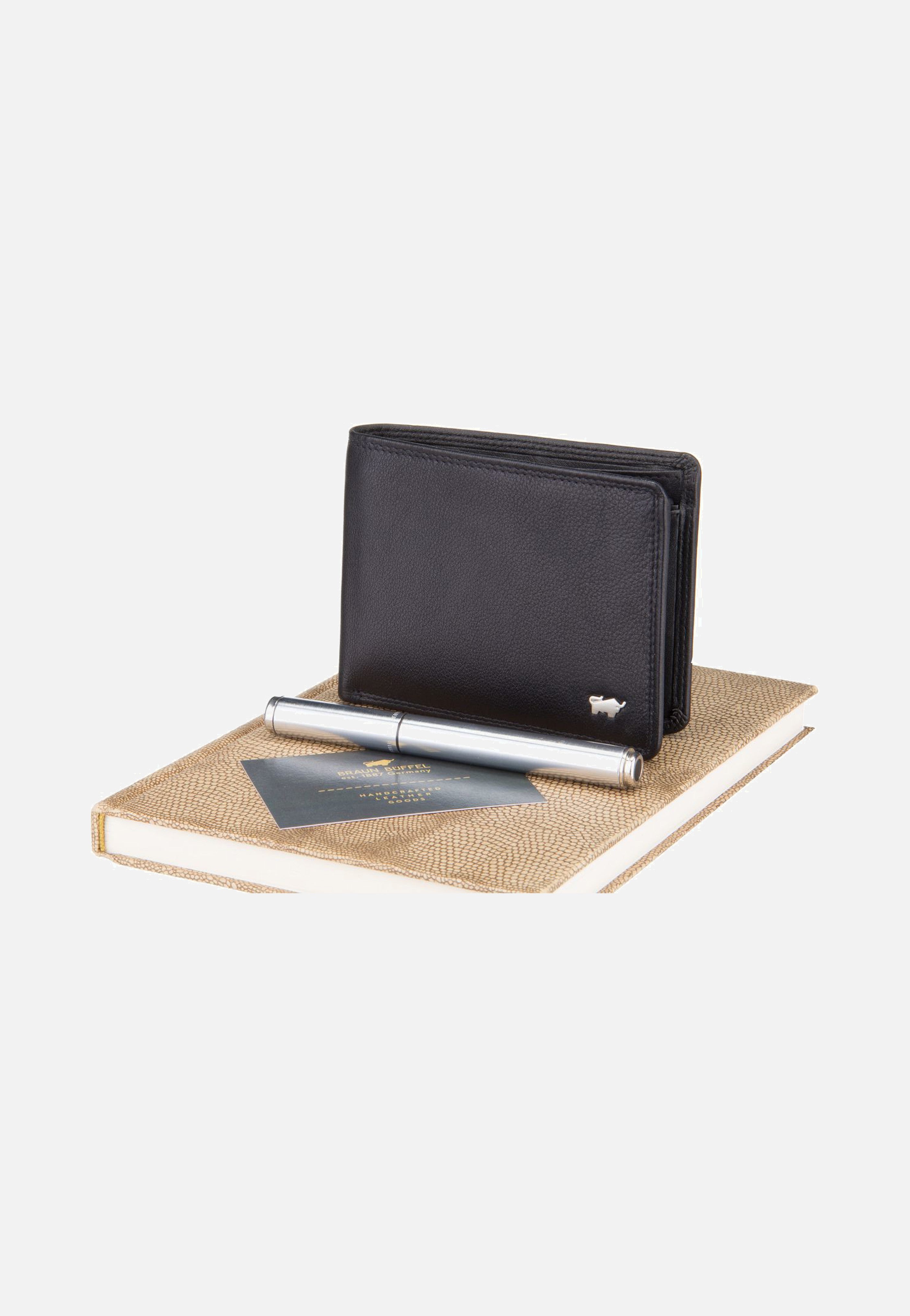 Braun Büffel Golf Secure 90031 Schwarz Portemonnaie