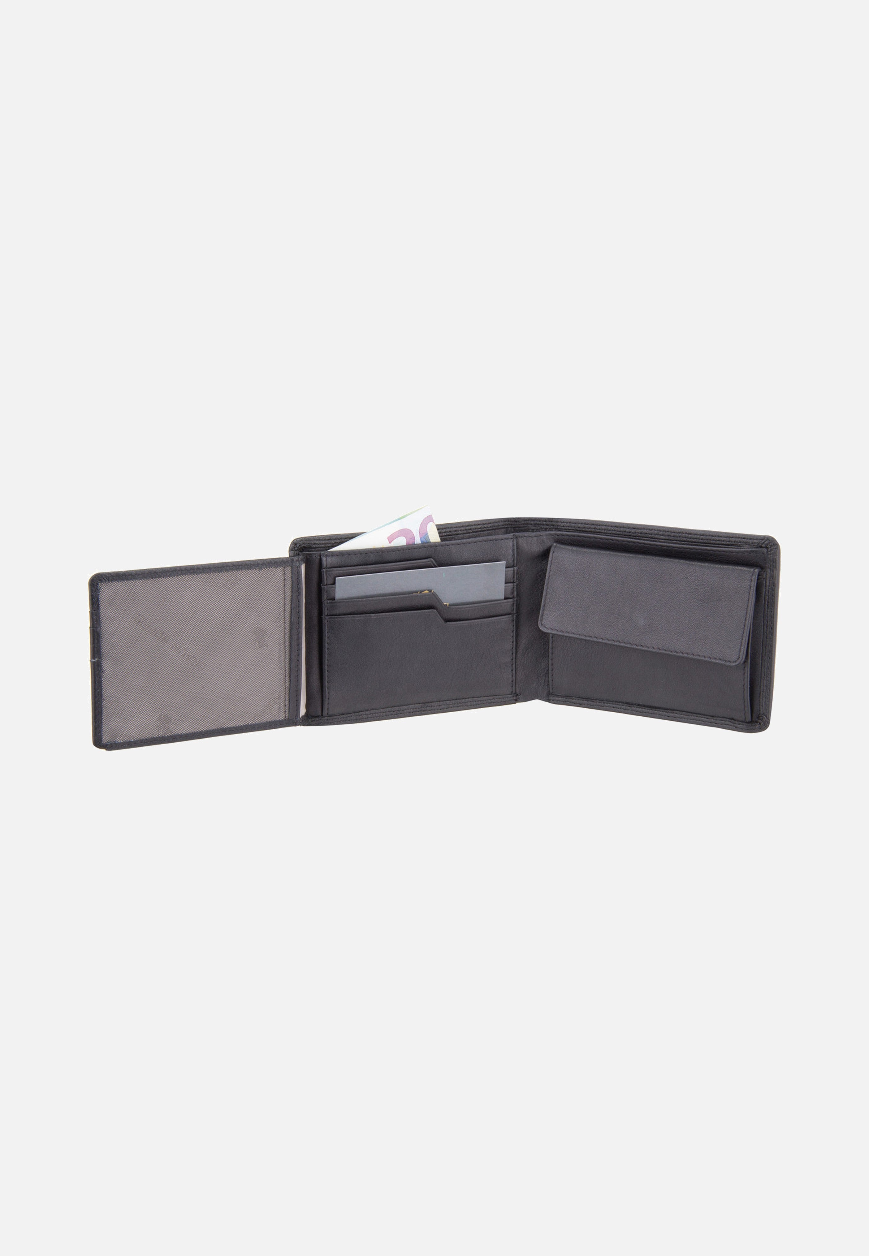 Braun Büffel Golf Secure 90031 Schwarz Portemonnaie