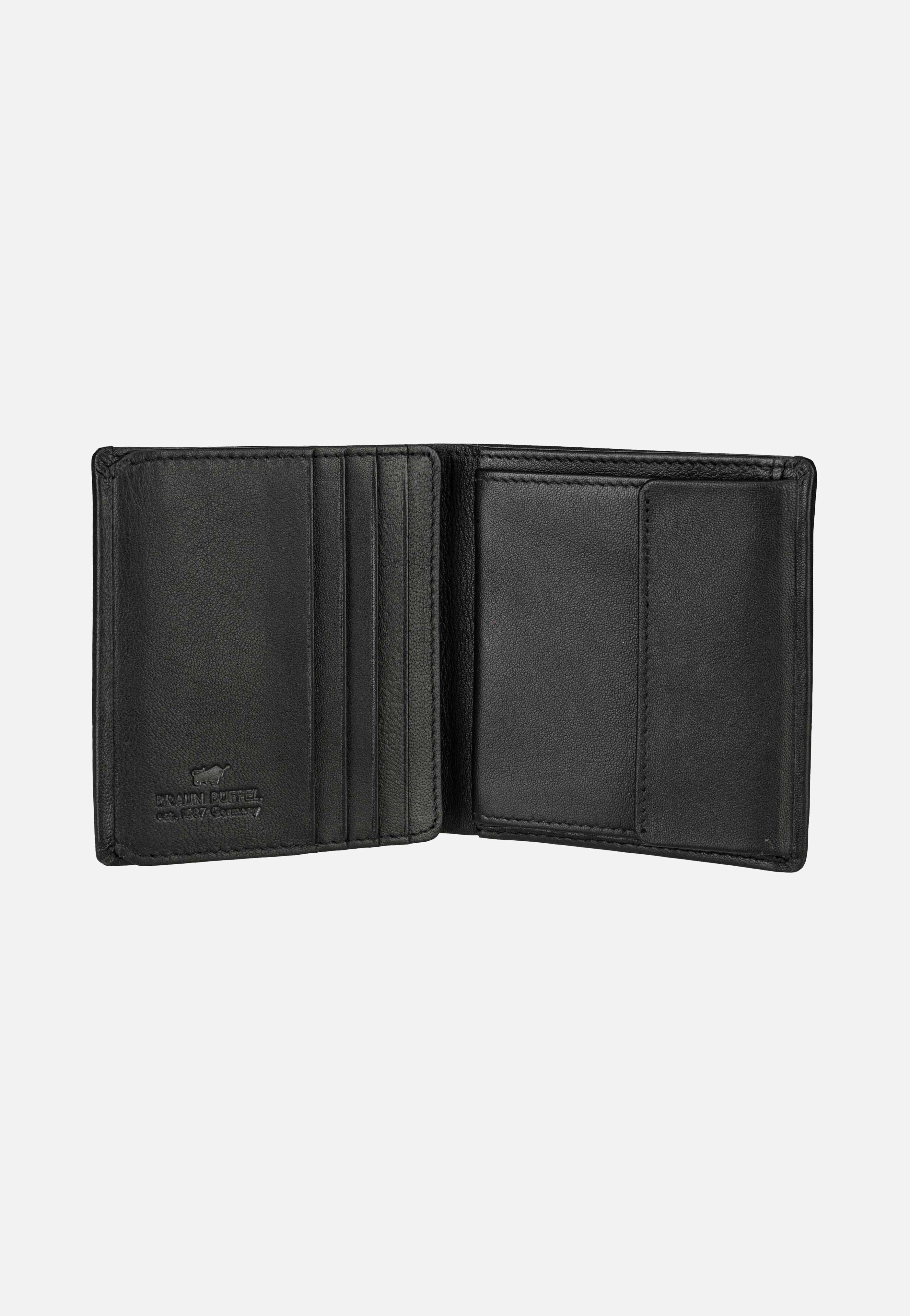 Braun Büffel Hannes Coin Wallet Carré 8Cs Schwarz Portemonnaie