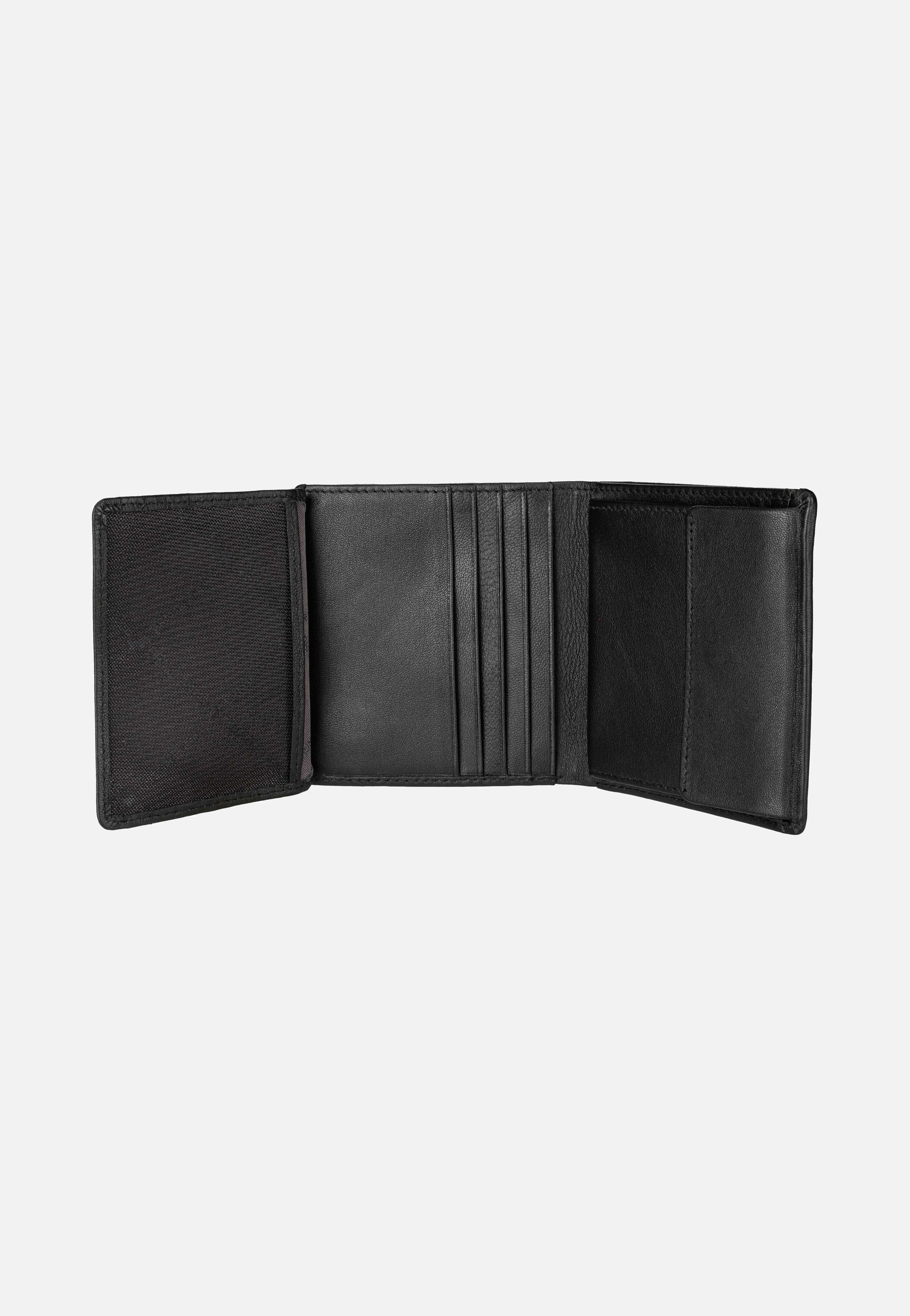 Braun Büffel Hannes Coin Wallet Carré 8Cs Schwarz Portemonnaie